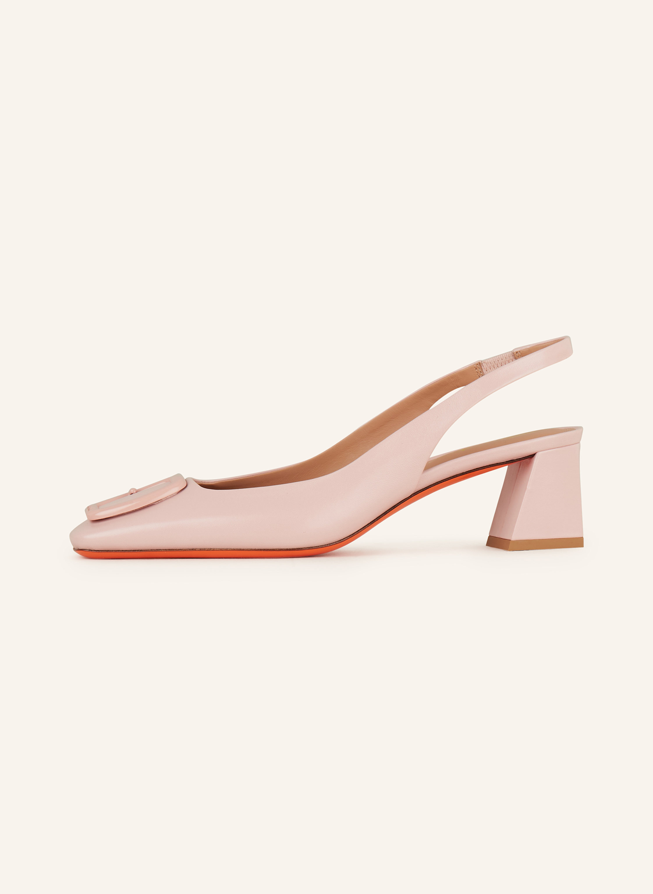 Thumbnail - Santoni Slingpumps Lemon rosa