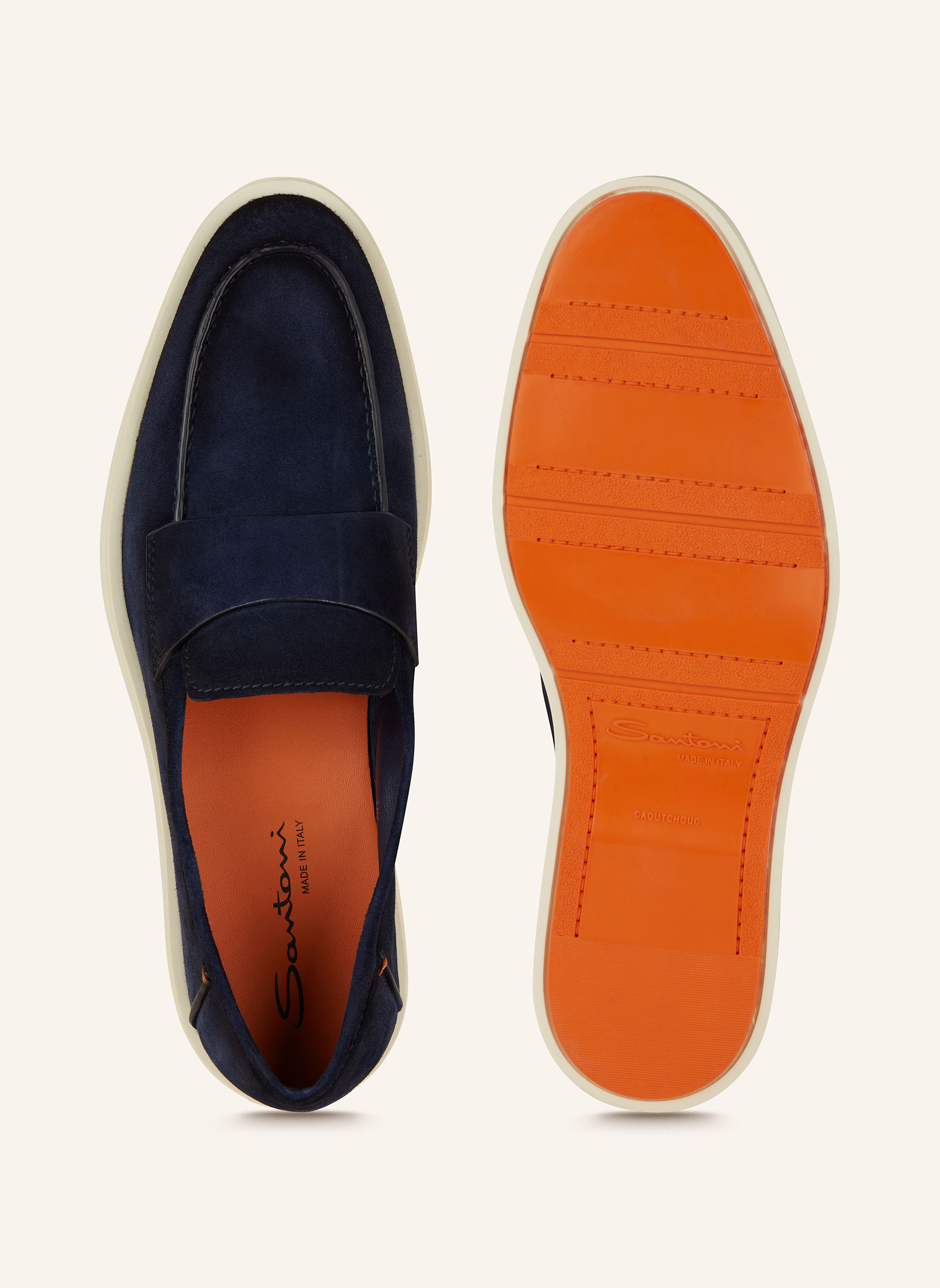 Thumbnail - Santoni Penny-Loafer Revolve blau