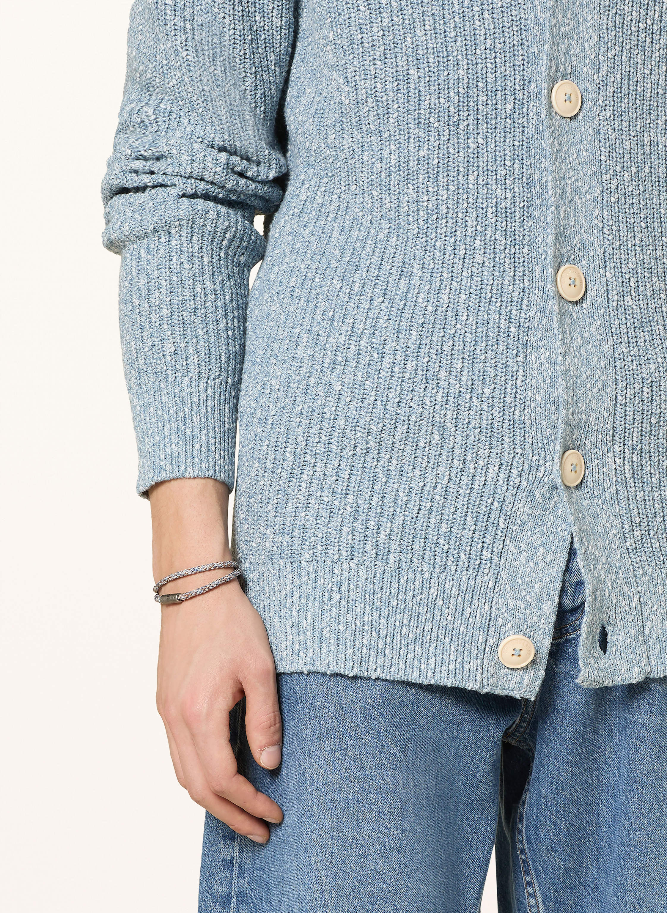 Thumbnail - Colours & Sons Strickjacke blau