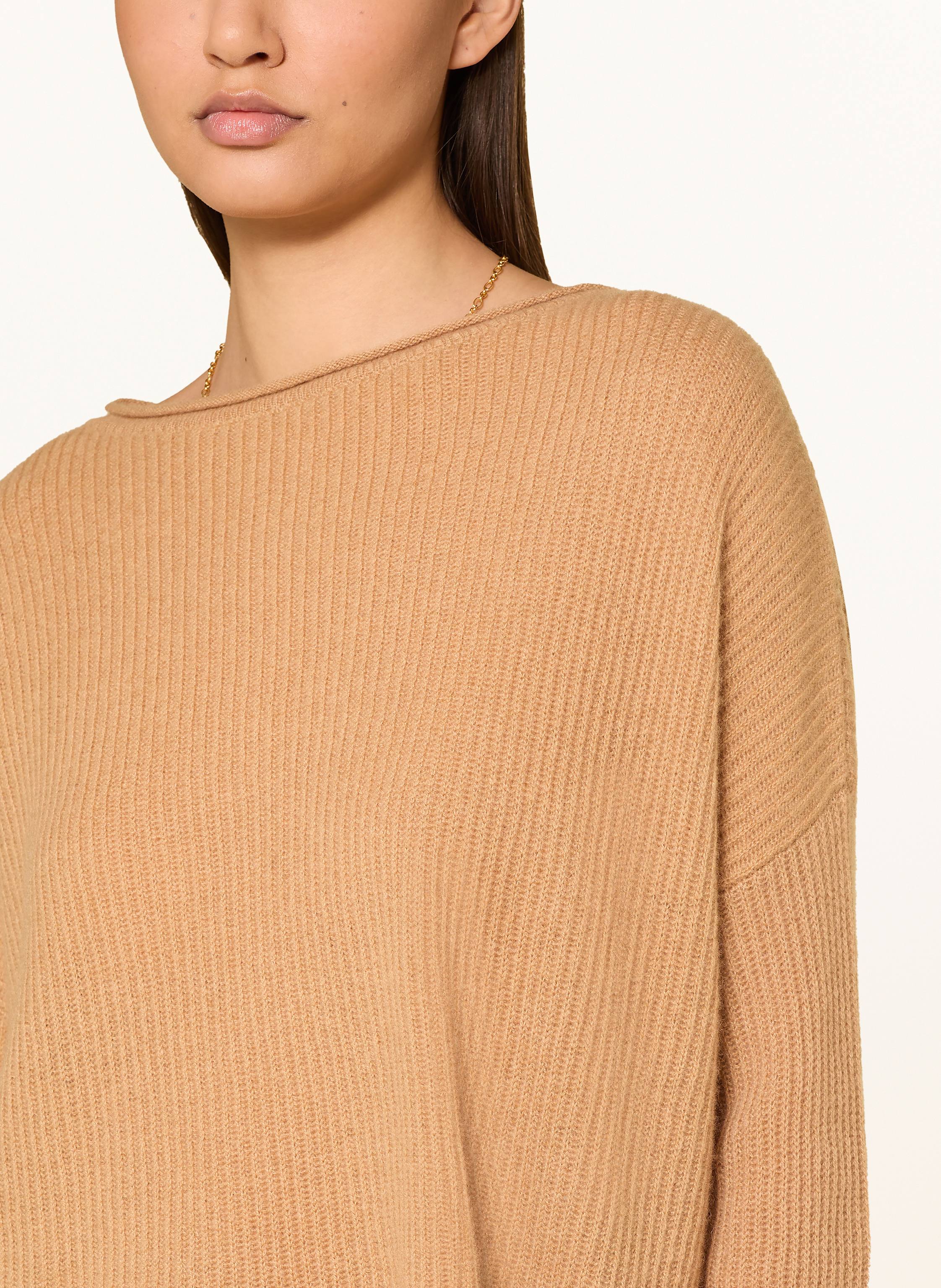 Thumbnail - Max & Co. Cashmere-Pullover Baseball braun
