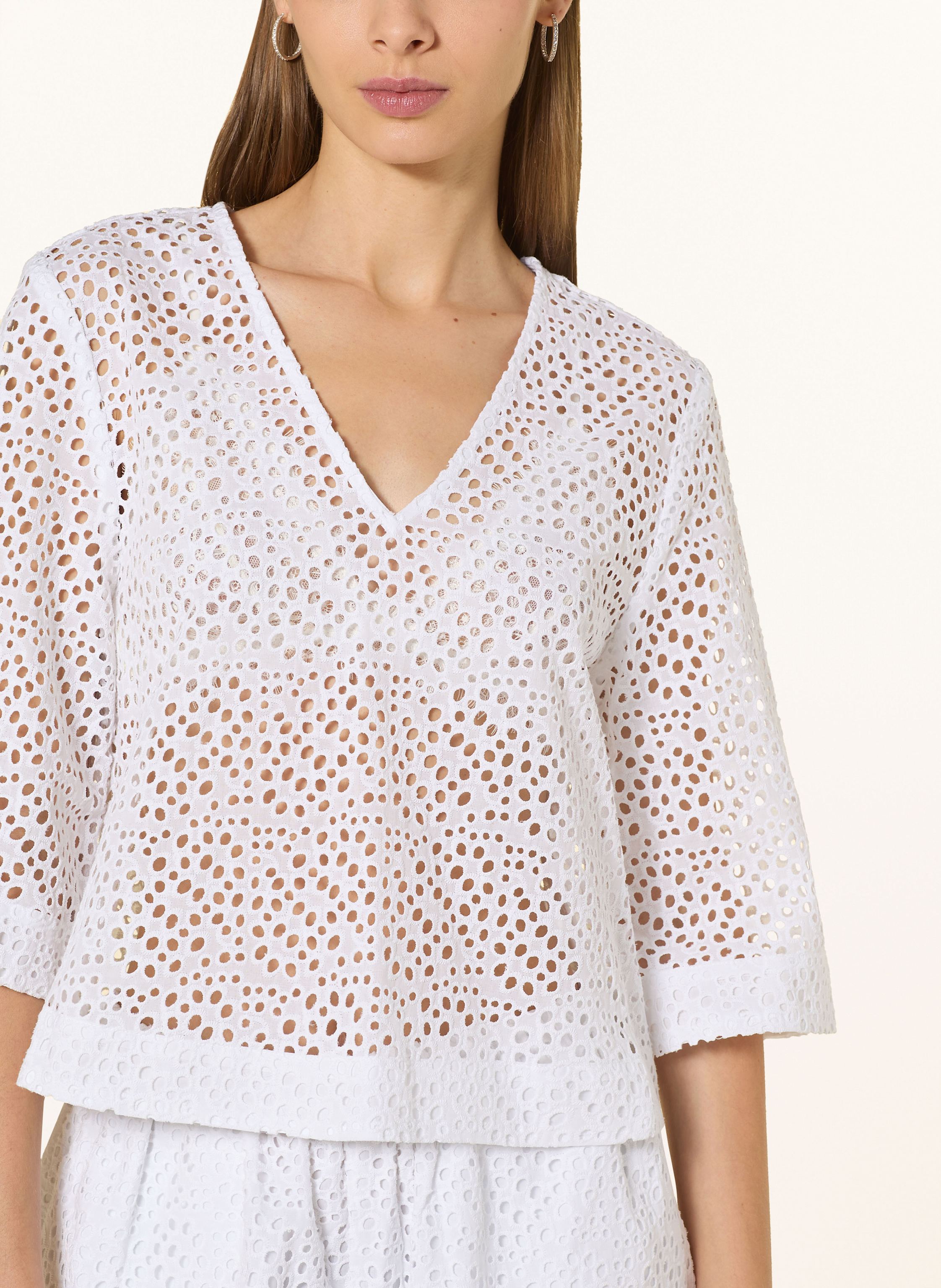 Thumbnail - Selected Femme Blusenshirt Mit 3/4-Arm weiss