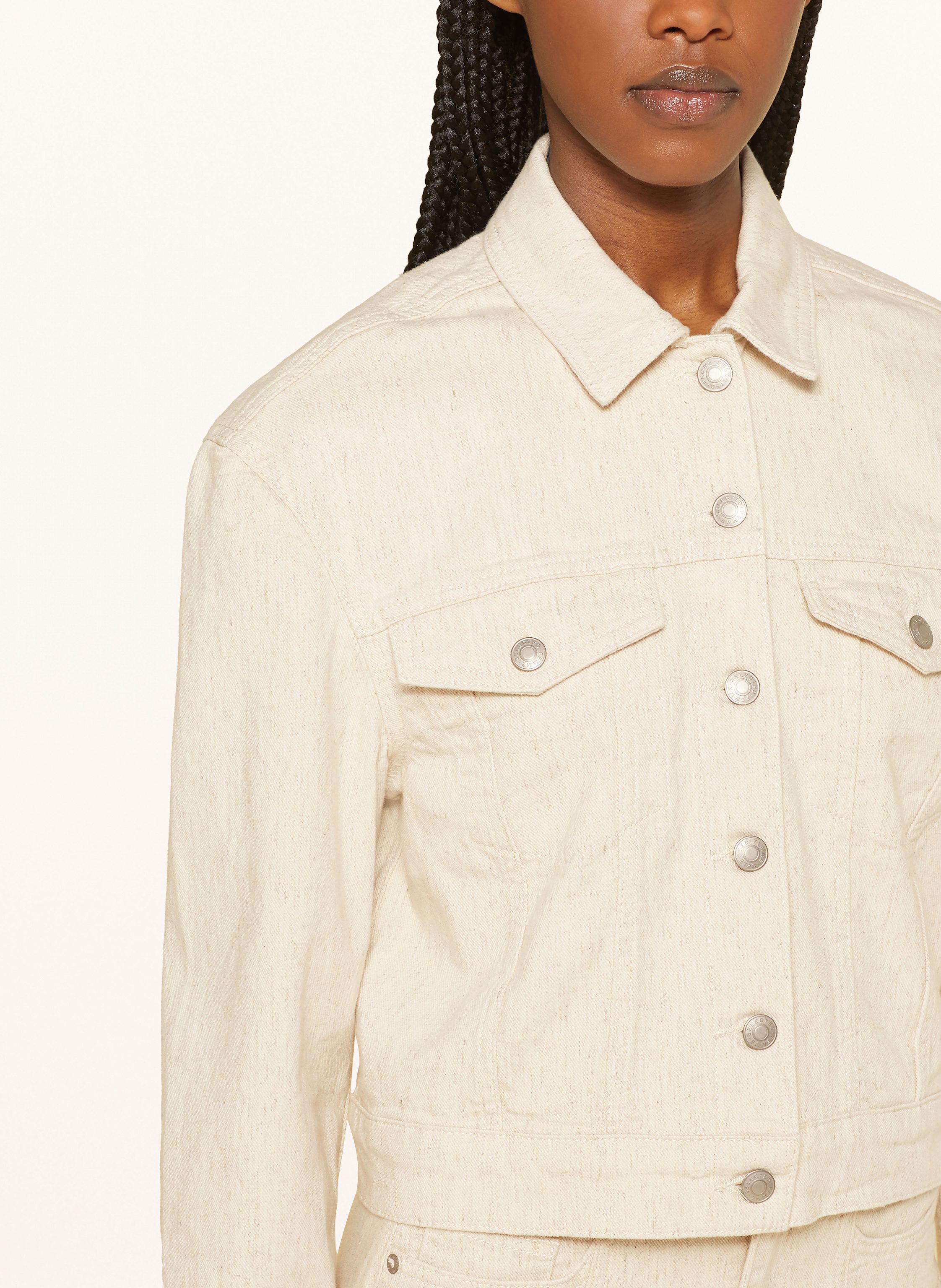Thumbnail - Selected Femme Jeansjacke beige