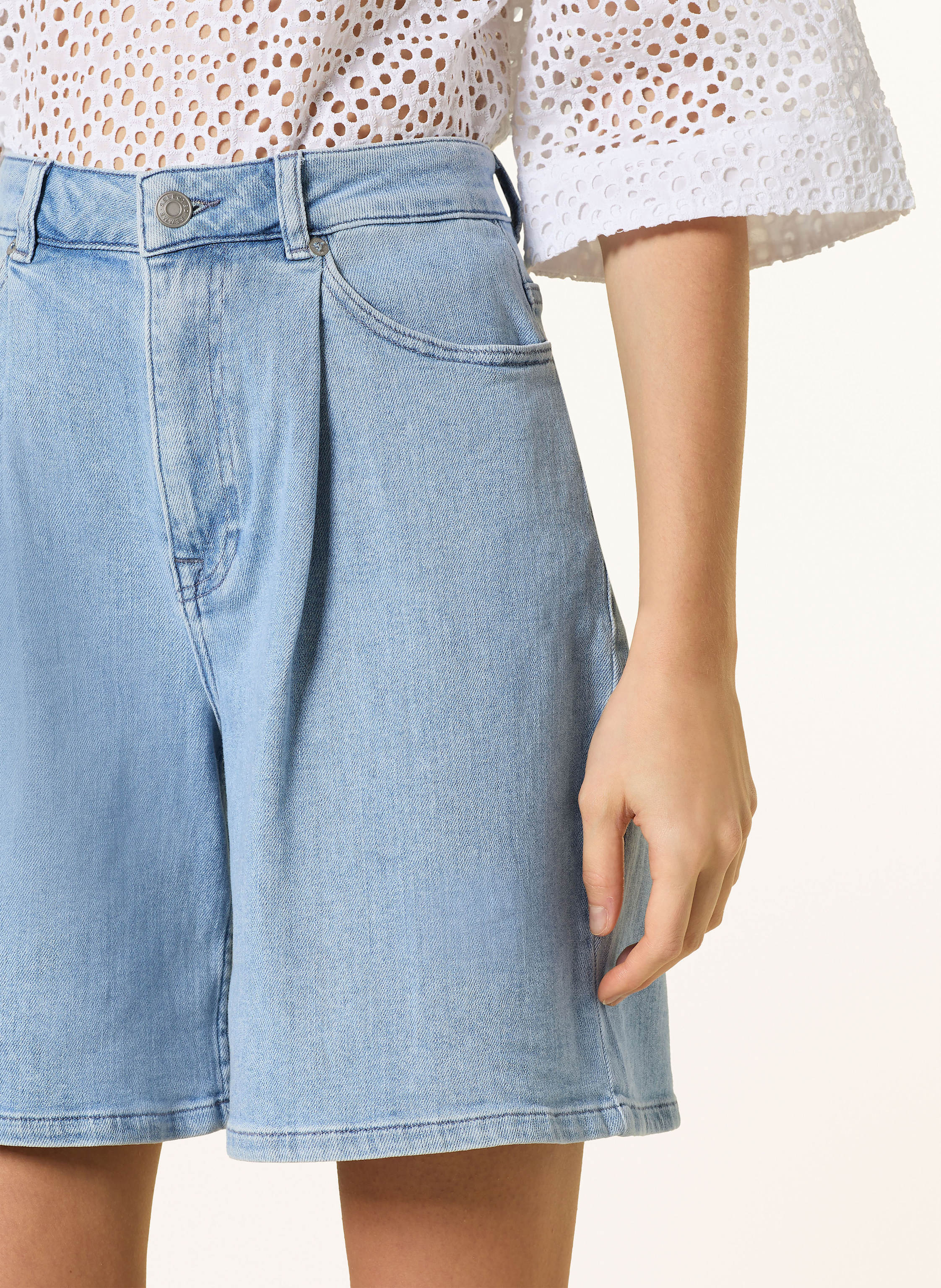 Thumbnail - Selected Femme Jeansshorts blau