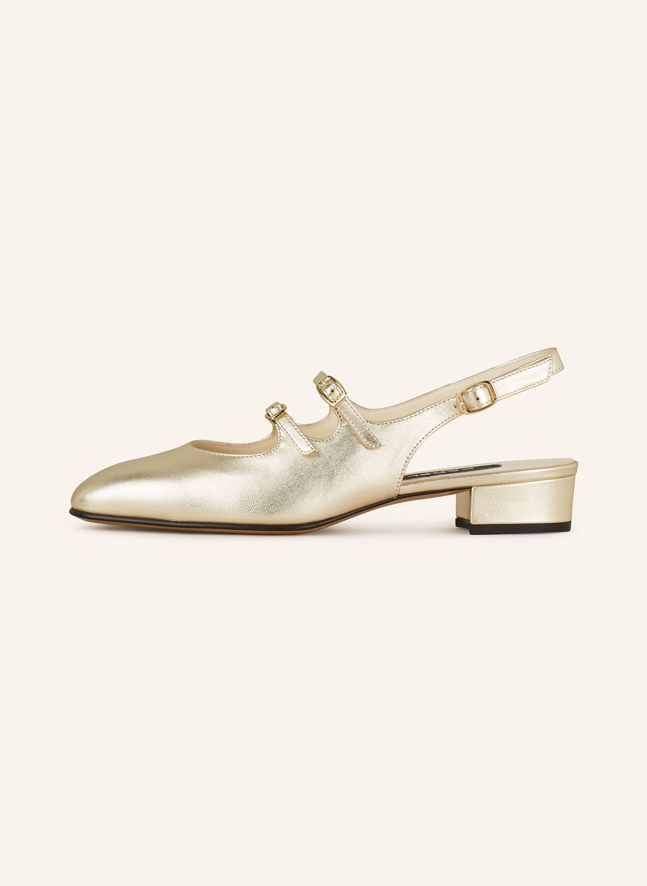 Thumbnail - Carel Slingpumps Peche gold