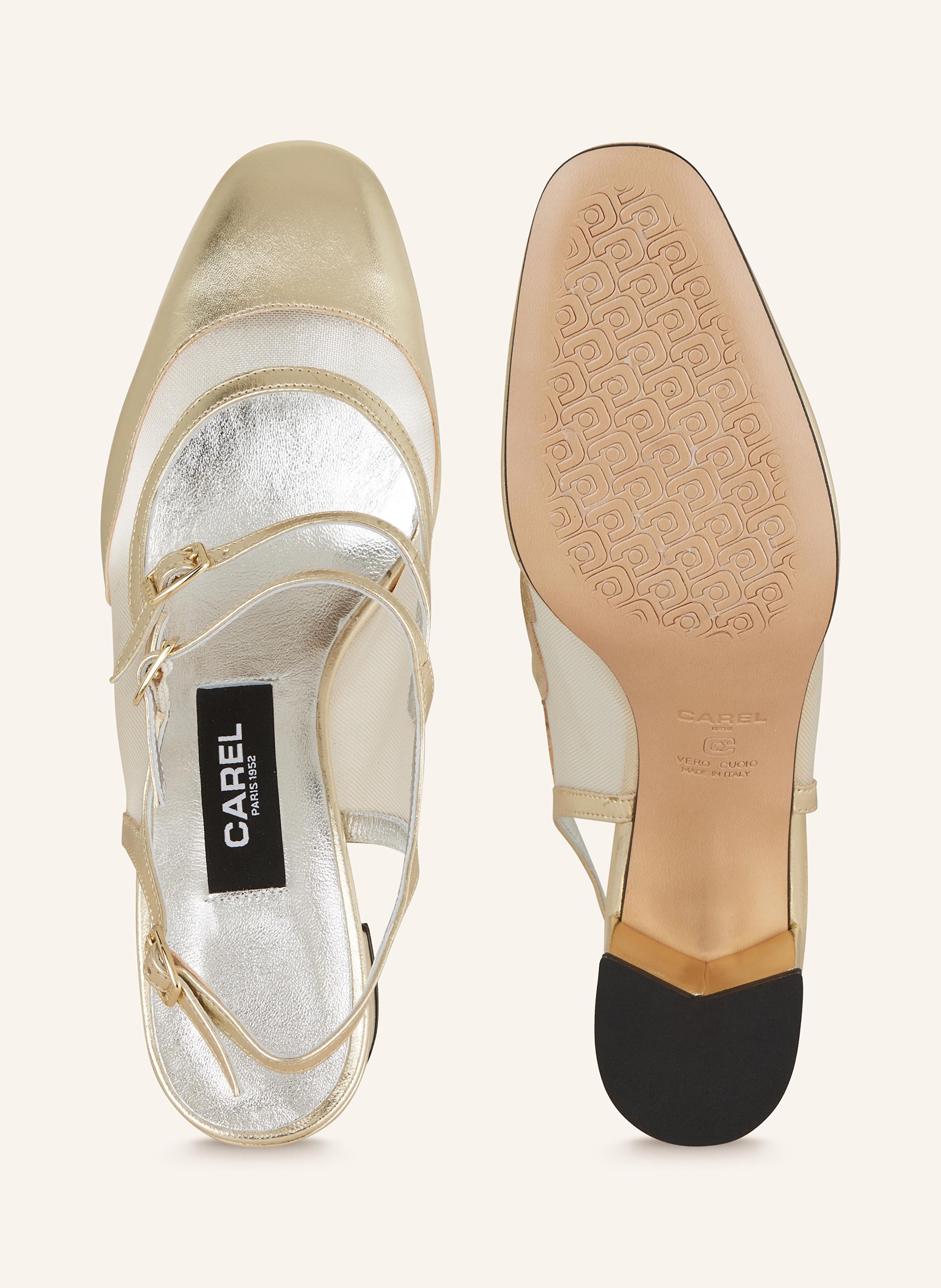 Thumbnail - Carel Mary-Jane-Pumps Bananight gold