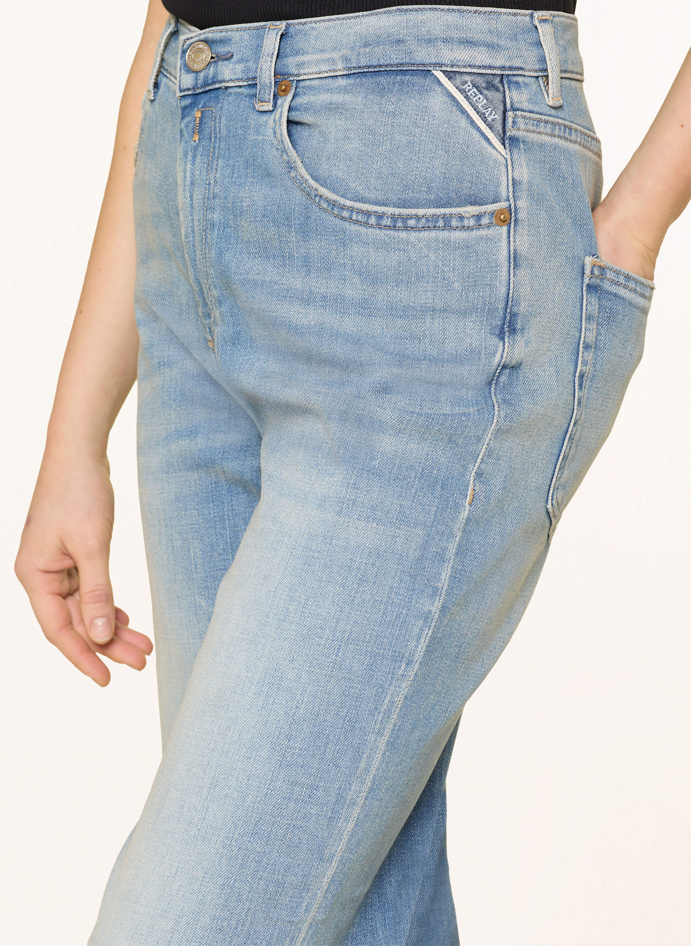 Thumbnail - Replay Straight Jeans Meija blau