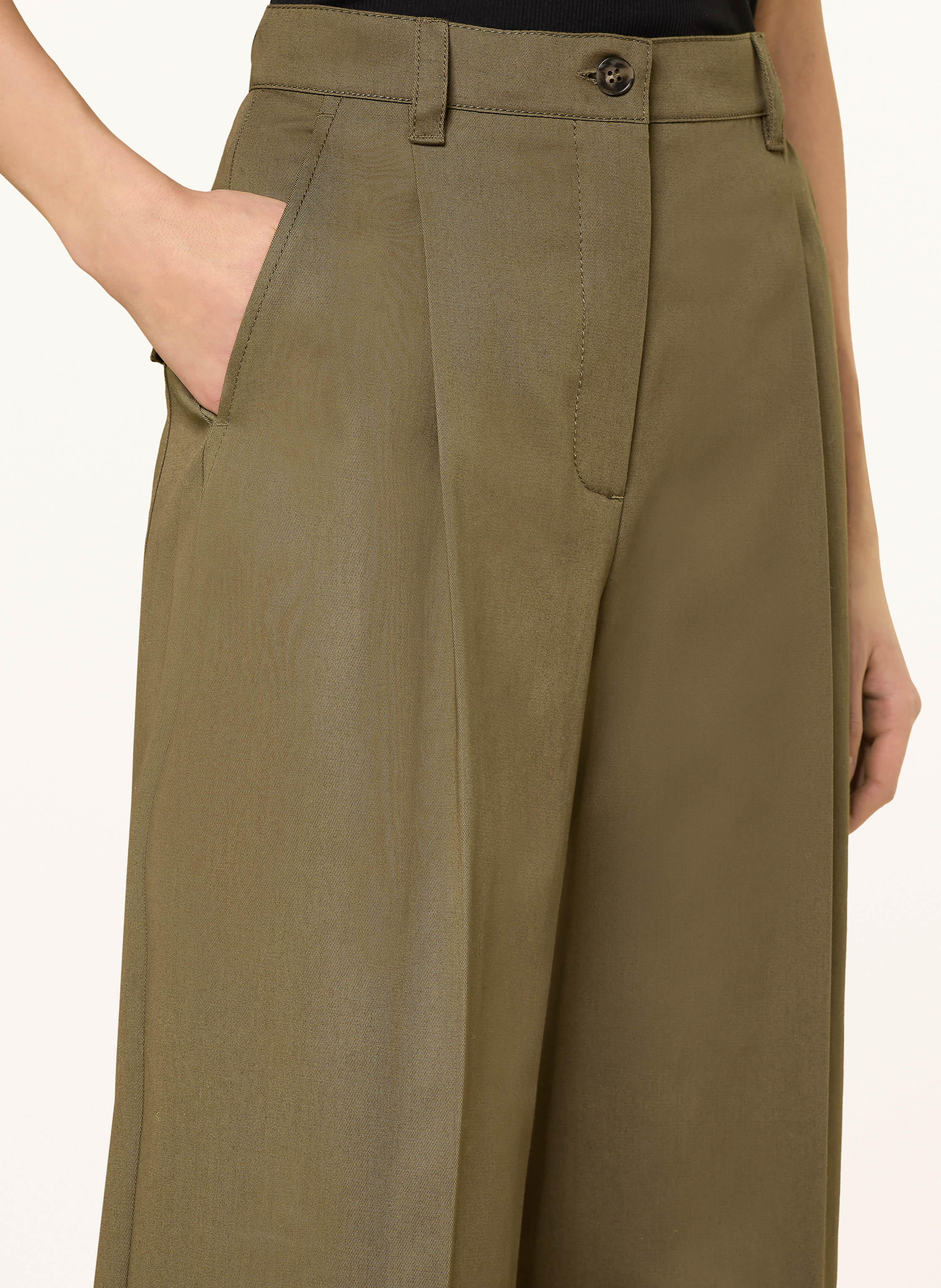 Thumbnail - Weekend Max Mara Marlenehose Nebbie gruen