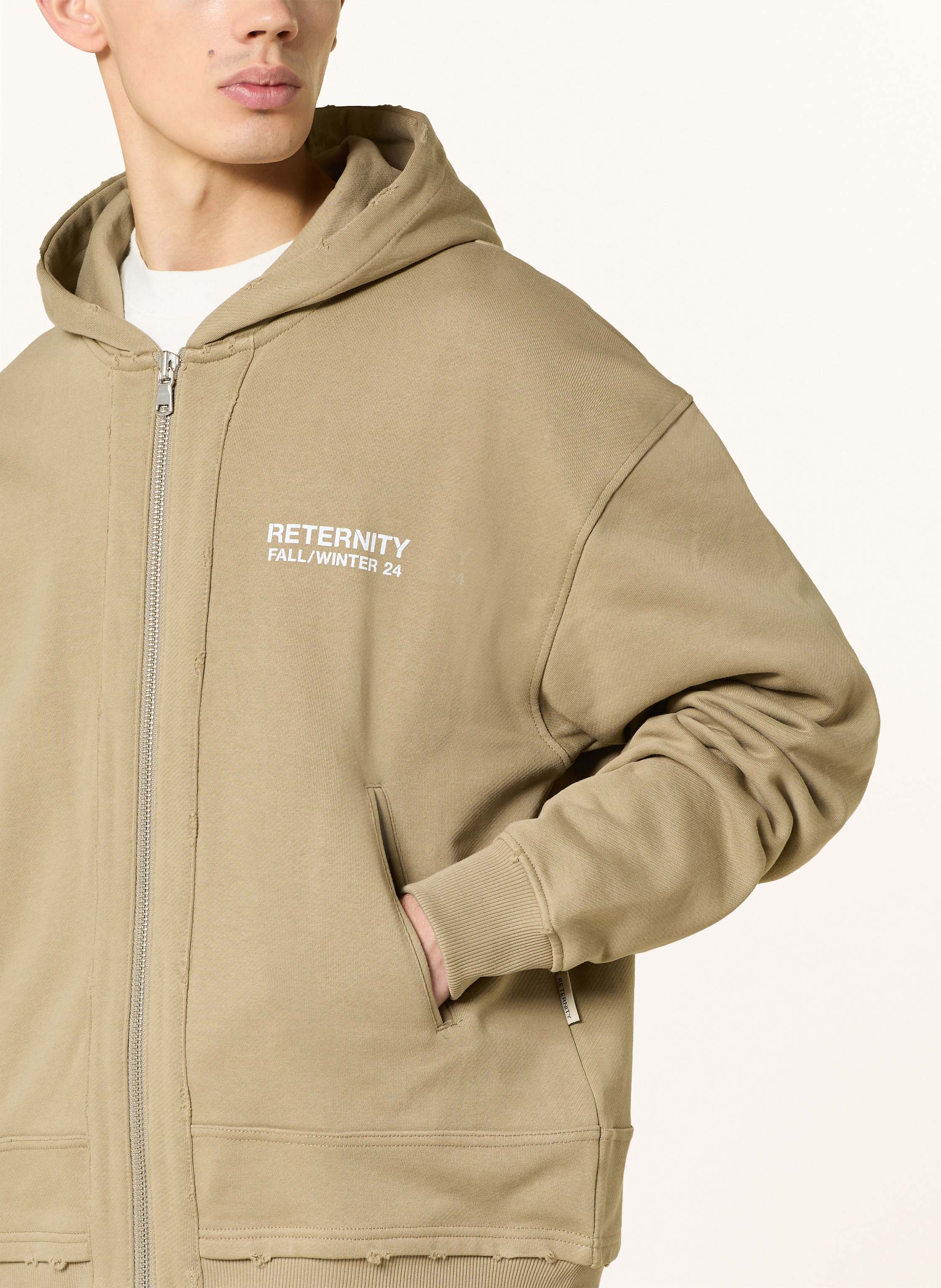Thumbnail - Reternity Sweatjacke beige