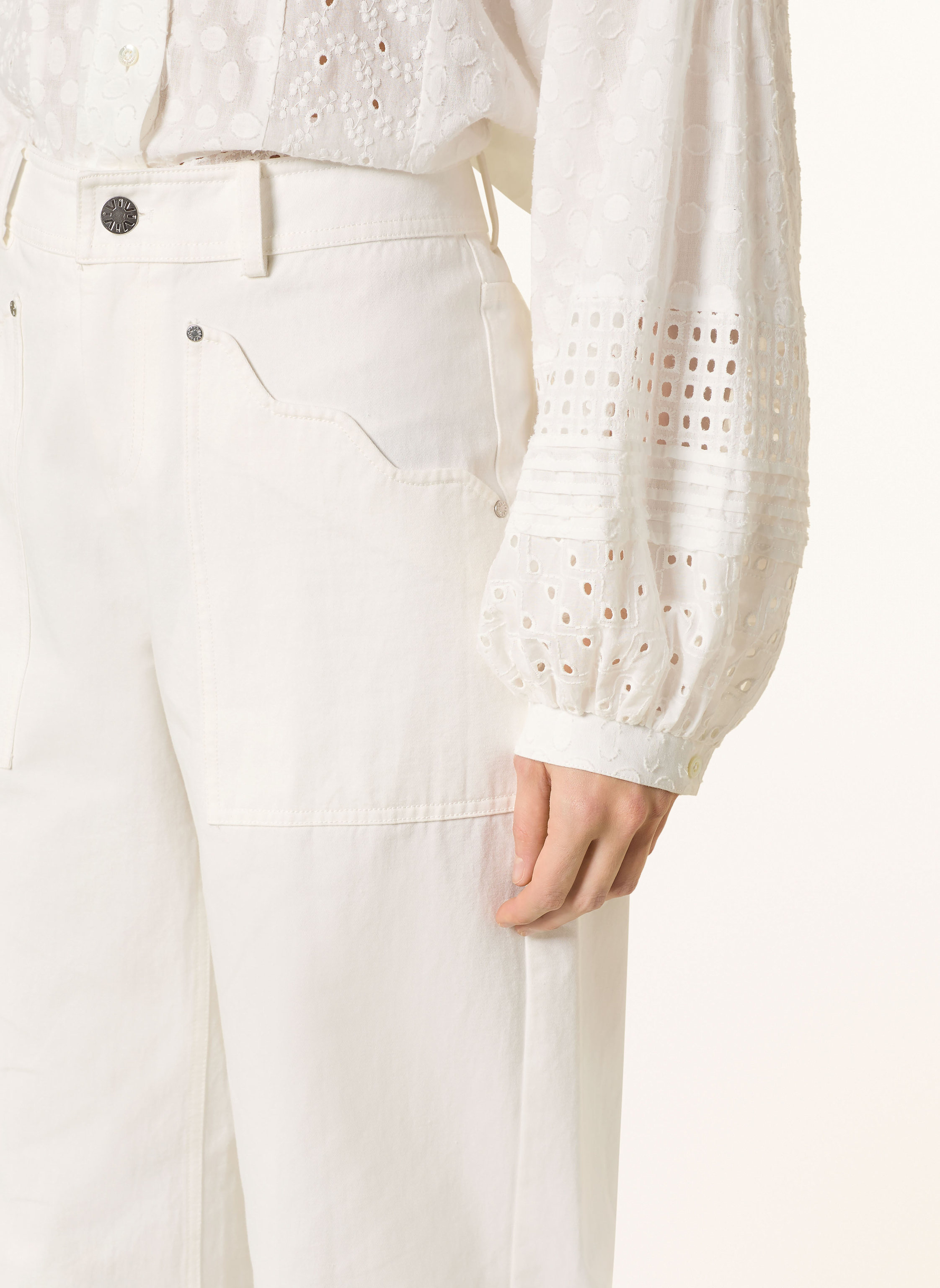 Thumbnail - Ivi Collection Flared Jeans blau