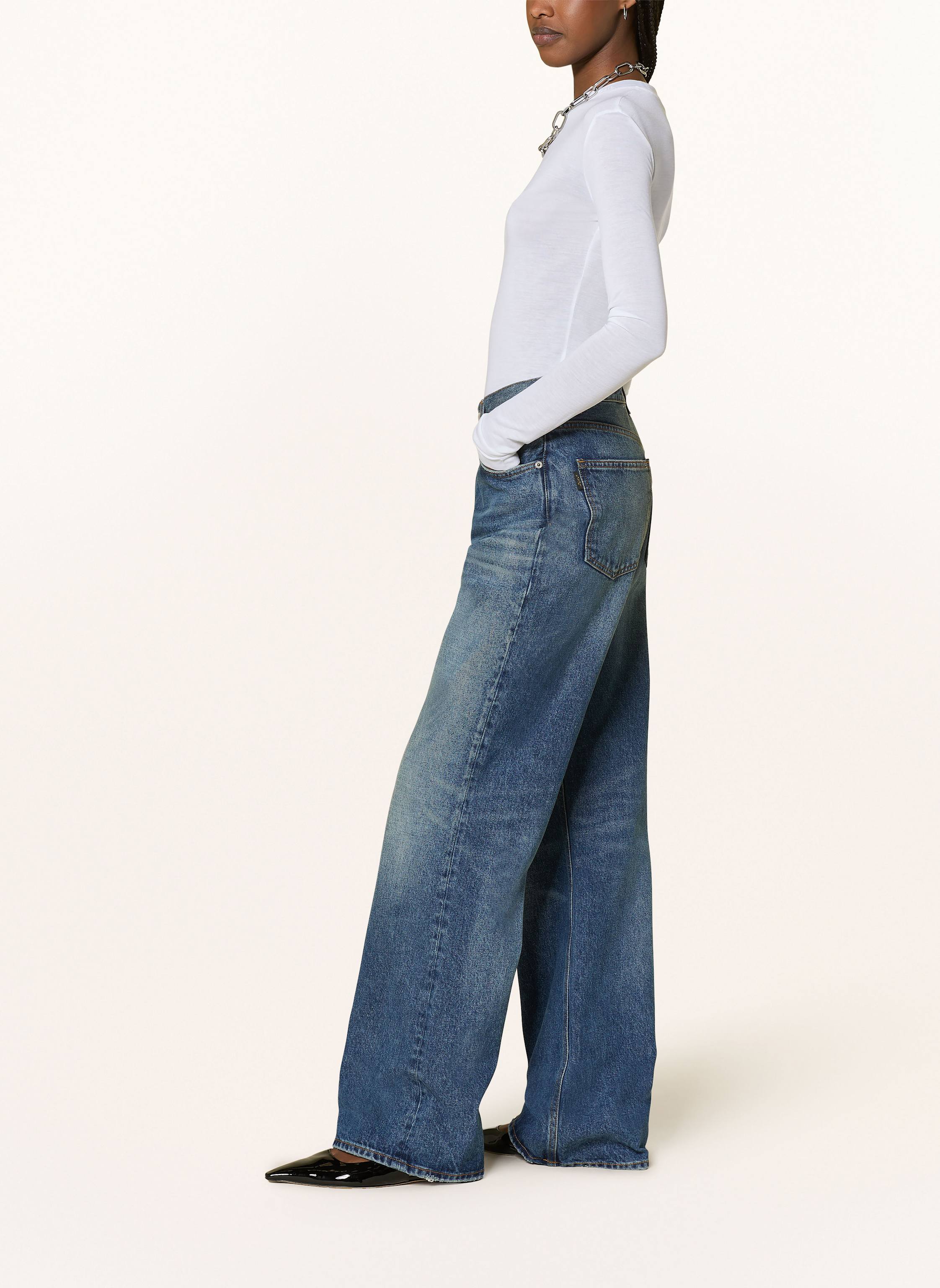 Thumbnail - Haikure Straight Jeans Korea blau