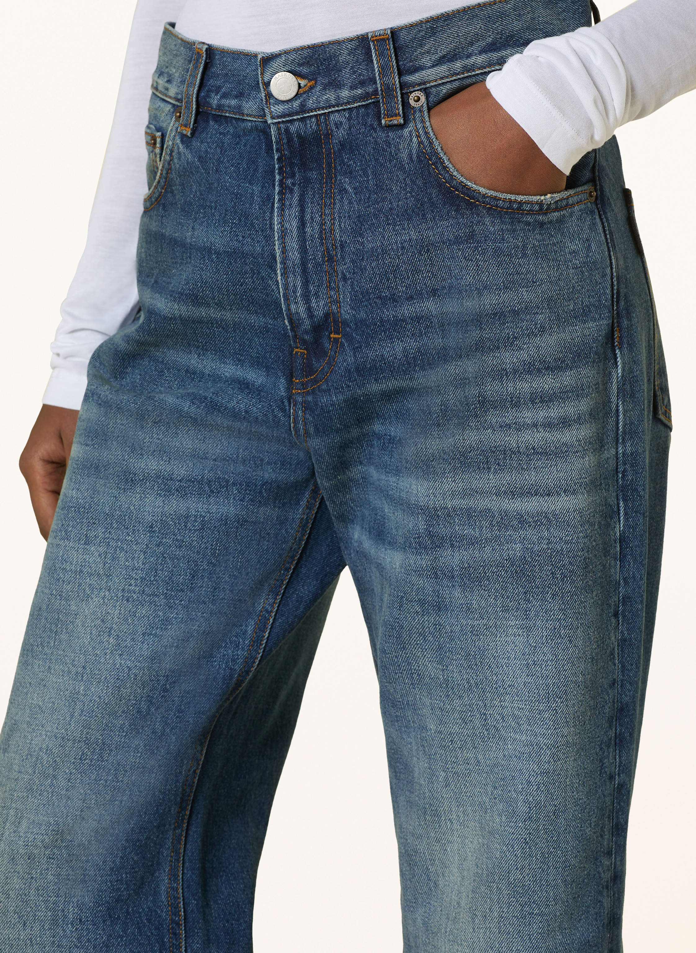 Thumbnail - Haikure Straight Jeans Korea blau