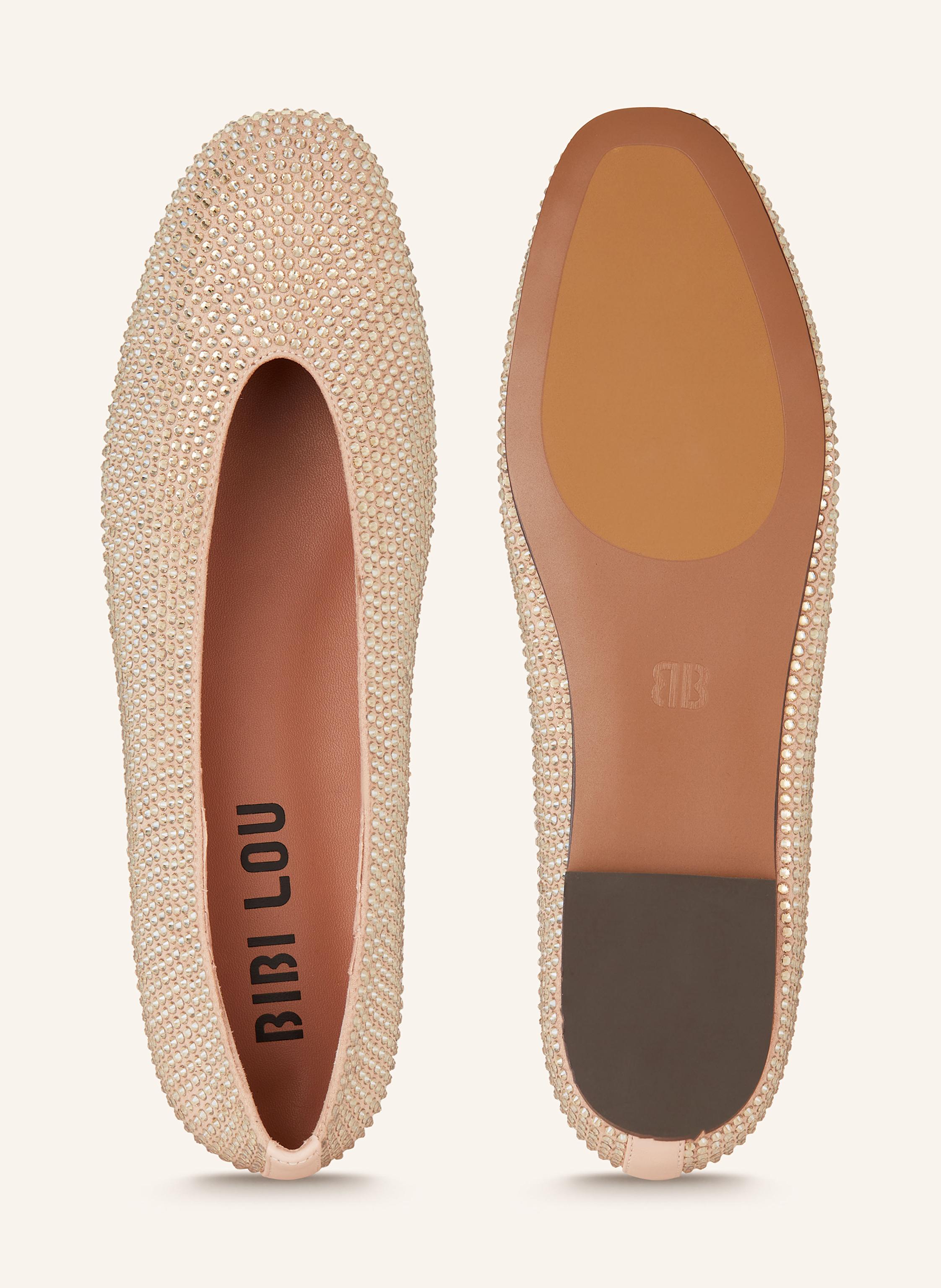 Thumbnail - Bibi Lou Ballerinas Mit Schmucksteinen rosegold