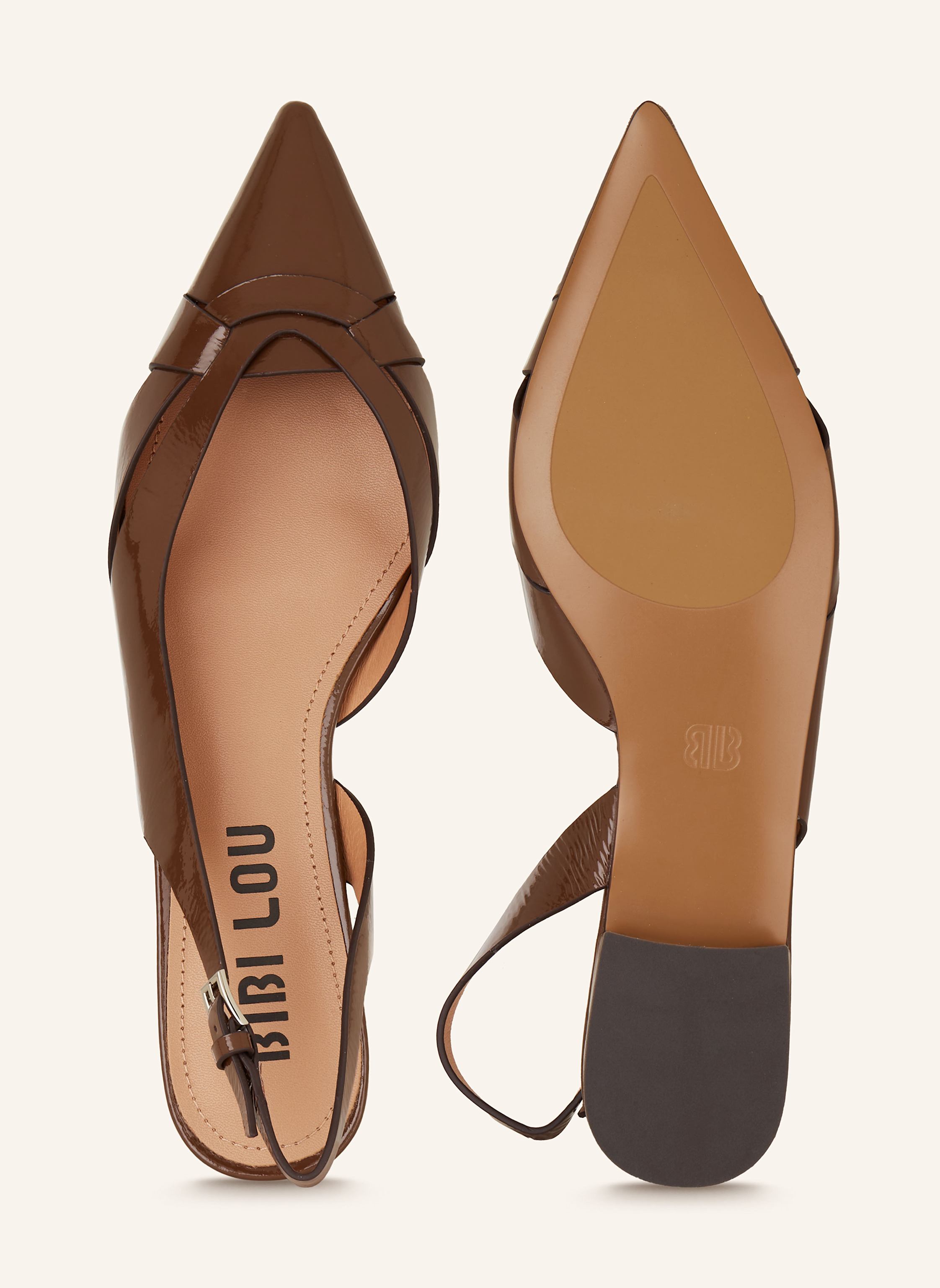 Thumbnail - Bibi Lou Slingballerinas braun