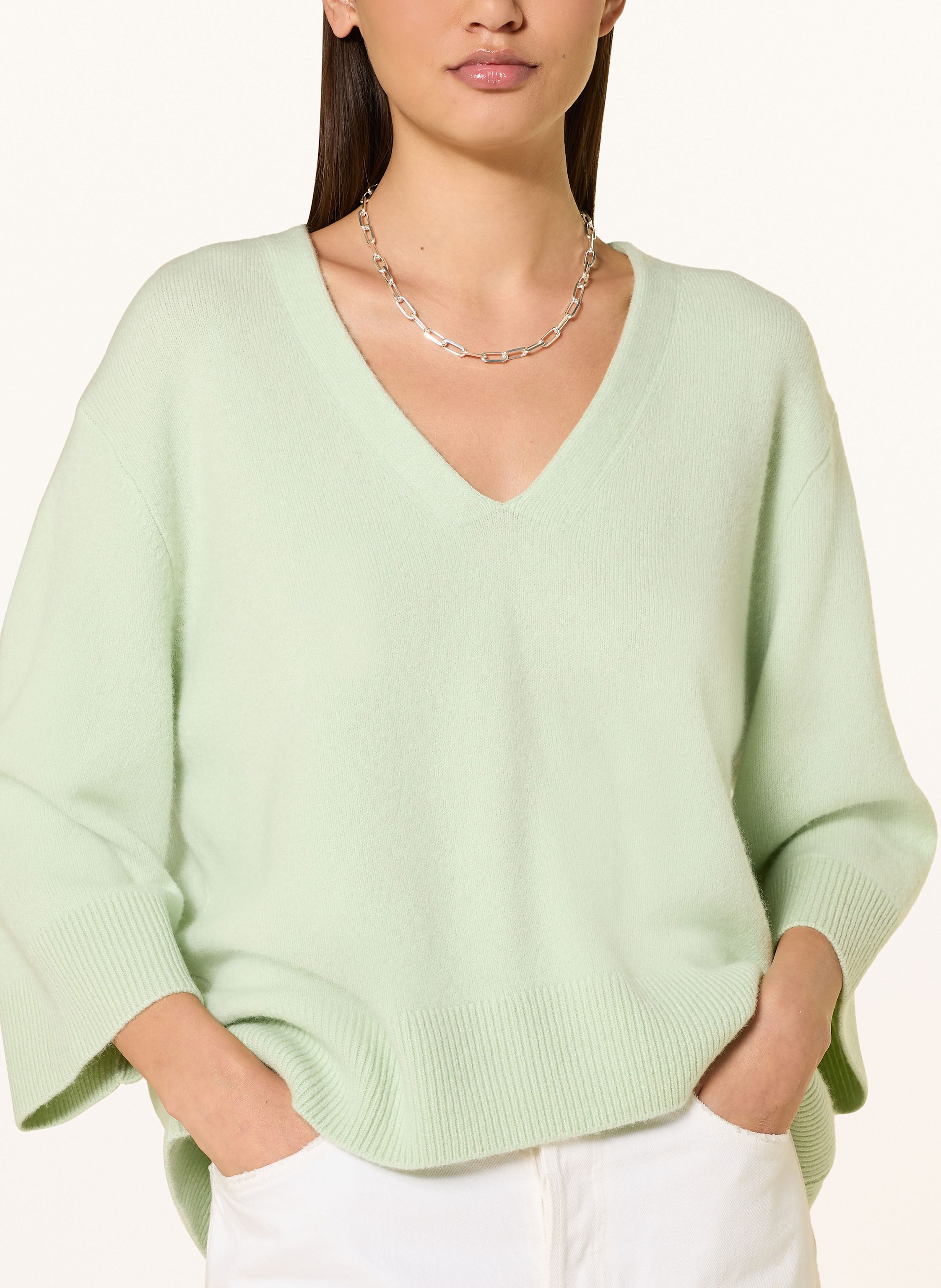 Thumbnail - Ftc Cashmere Strickshirt Aus Cashmere gruen