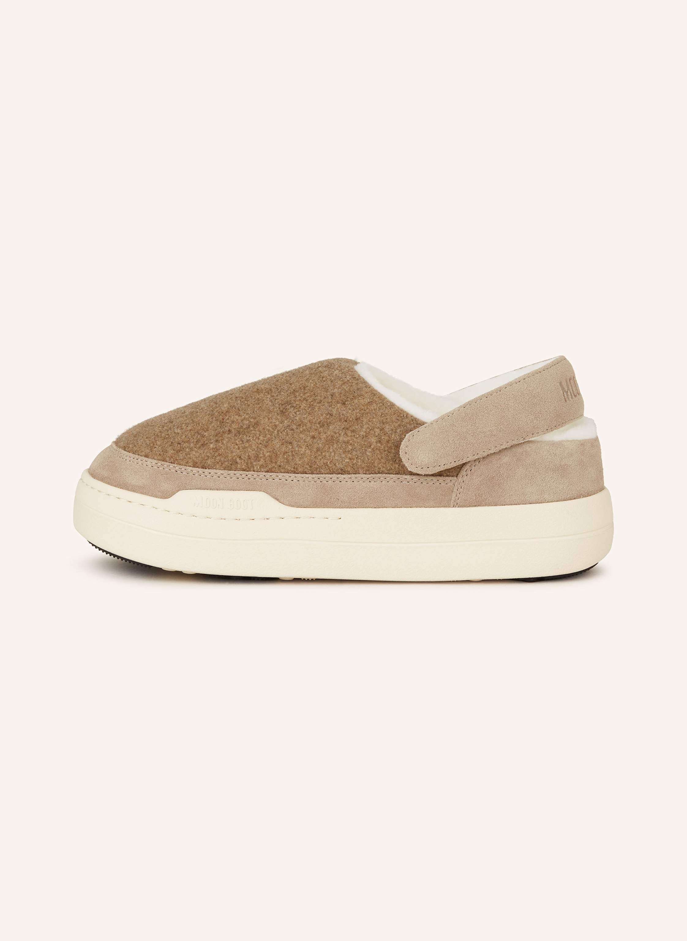 Thumbnail - Moon Boot Pantoletten Park Clog Felt beige