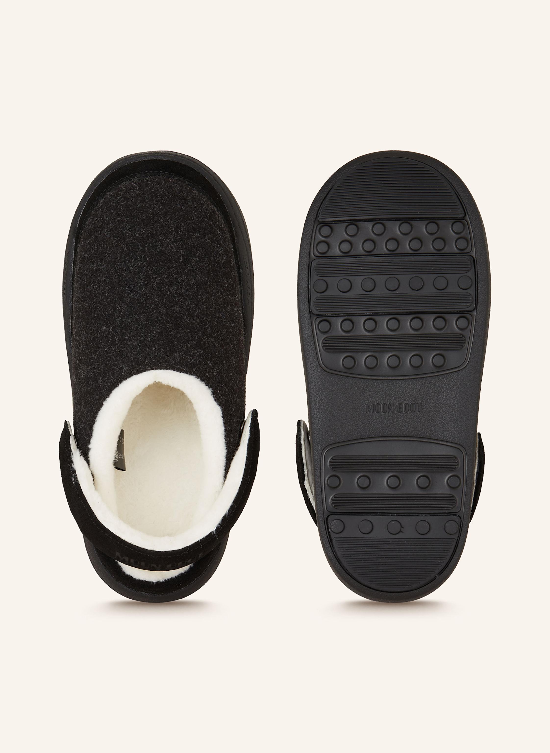 Thumbnail - Moon Boot Pantoletten Park Clog Felt schwarz