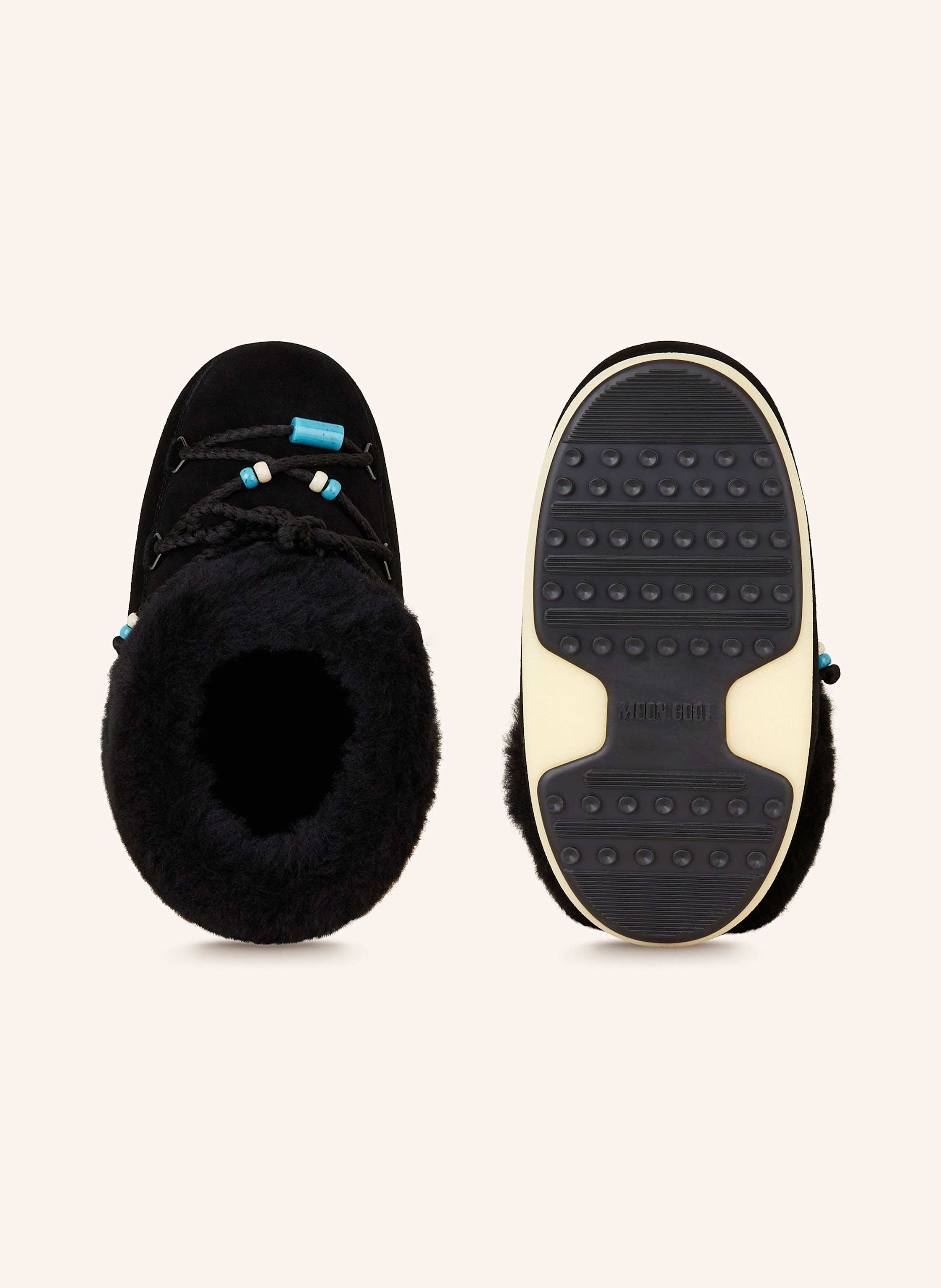 Thumbnail - Moon Boot Moon Boots Evx Suede Beads schwarz