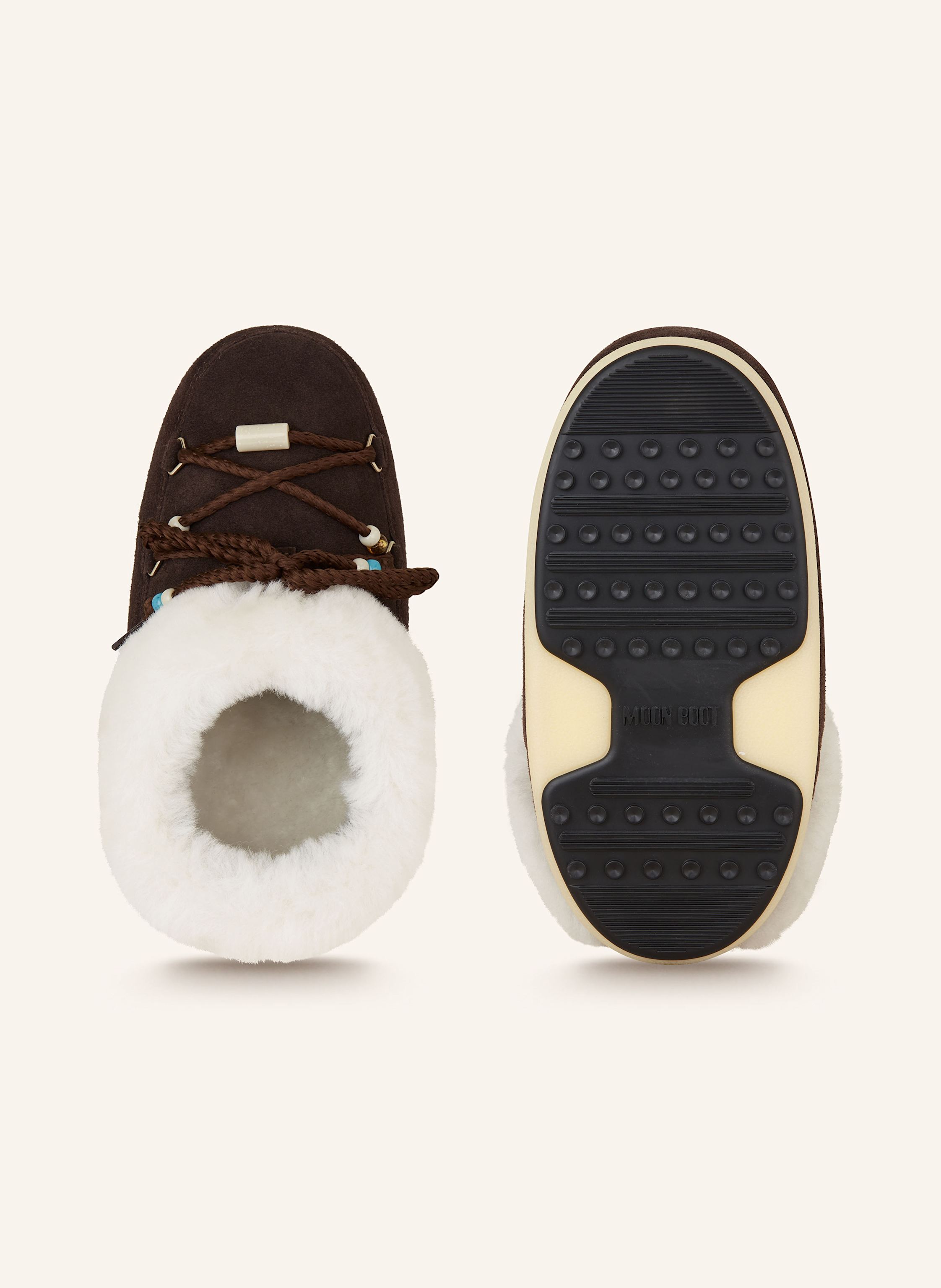 Thumbnail - Moon Boot Moon Boots Evx Suede Beads braun