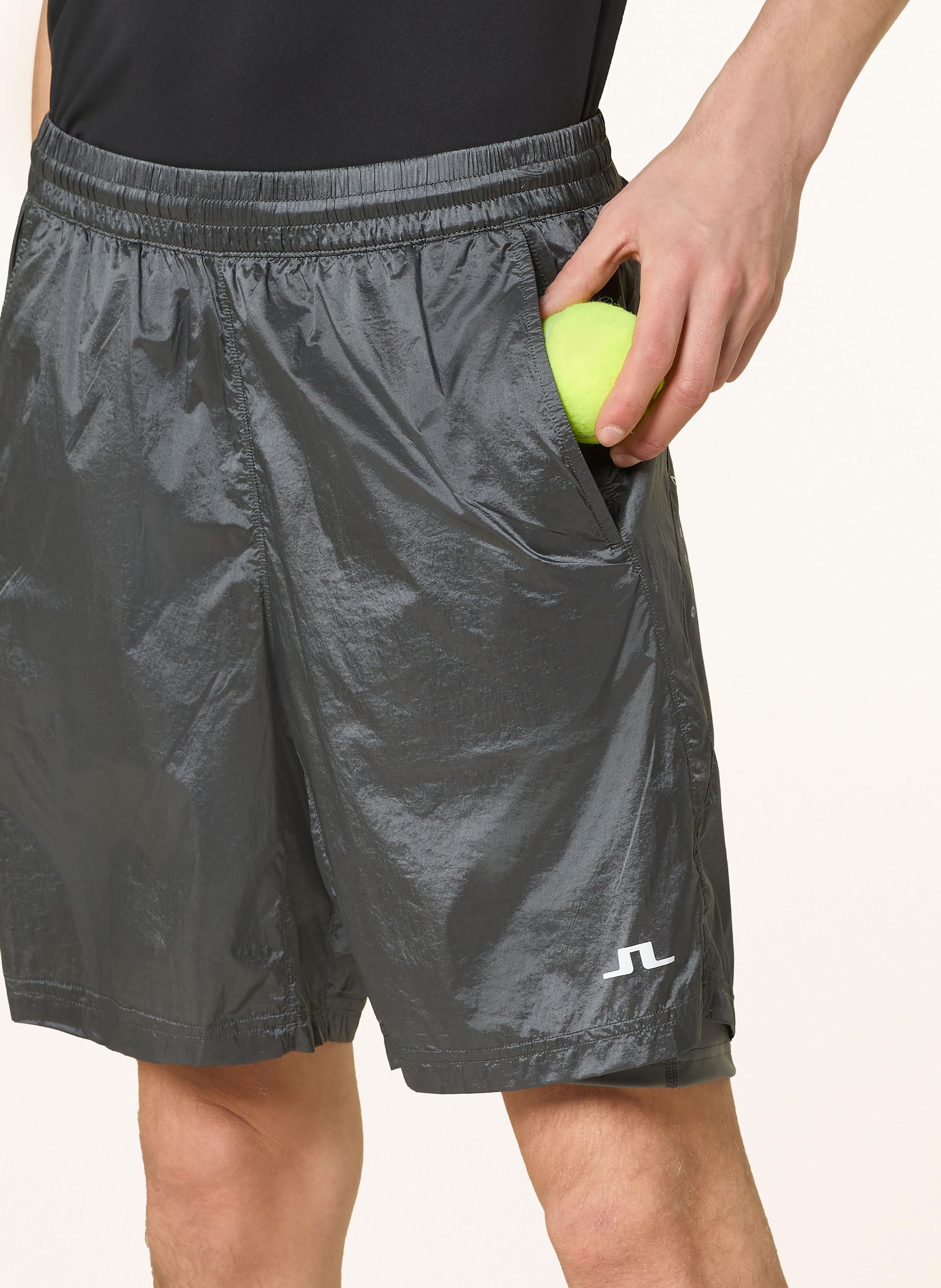 Thumbnail - J.Lindeberg 2-In-1-Tennisshorts grau