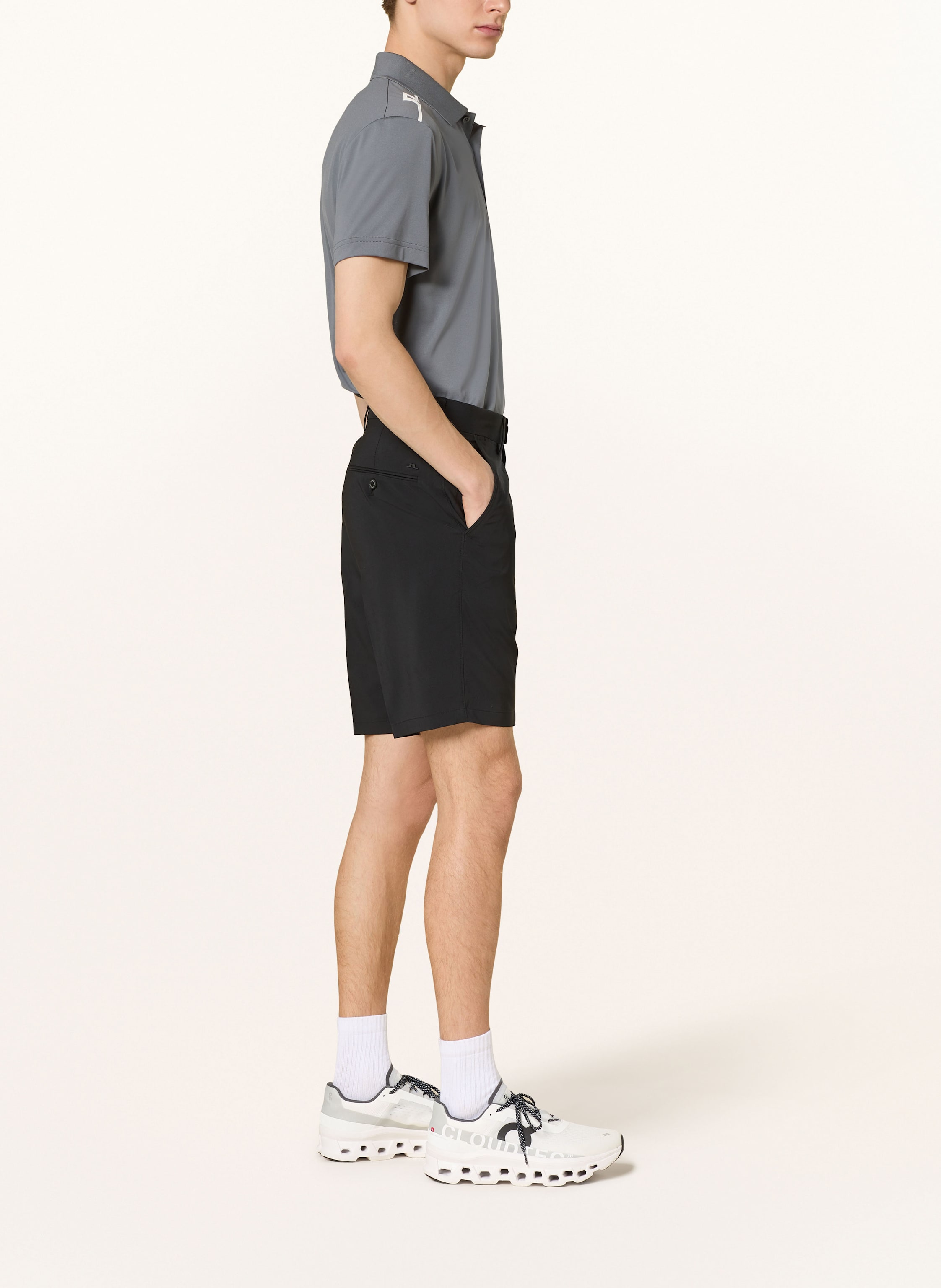 Thumbnail - J.Lindeberg Golfshorts schwarz