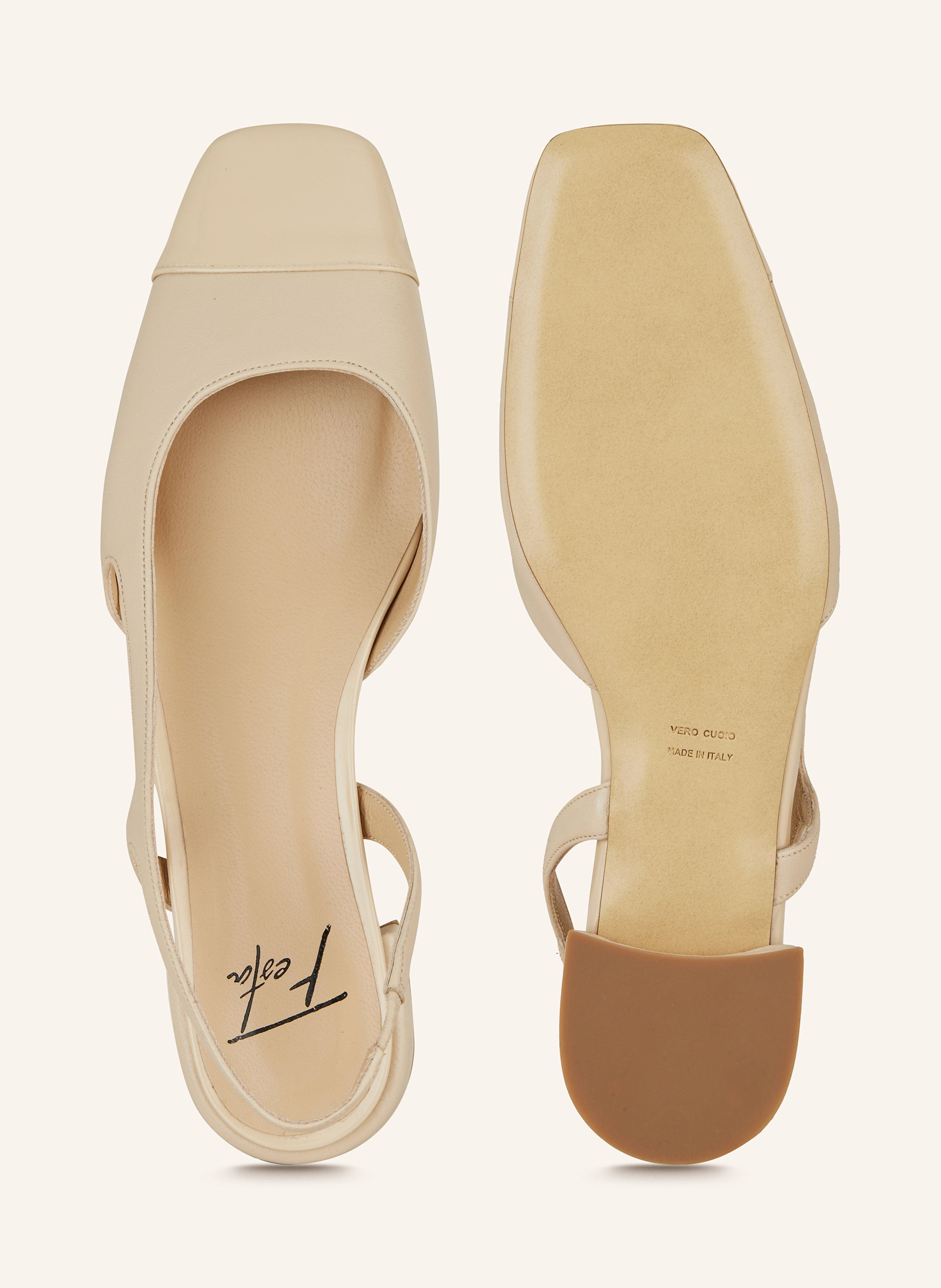Thumbnail - Festa Slingballerinas Newila beige
