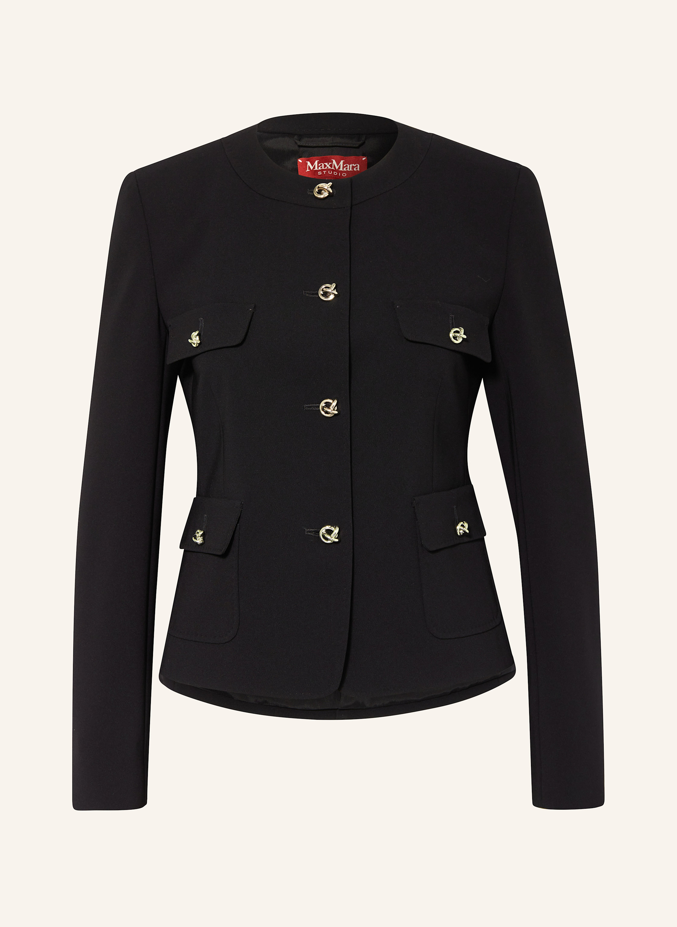 国内発送/送料関税込【MAX MARA STUDIO】 Yana Blazer Max Mara STUDIO YANA box jacket in black