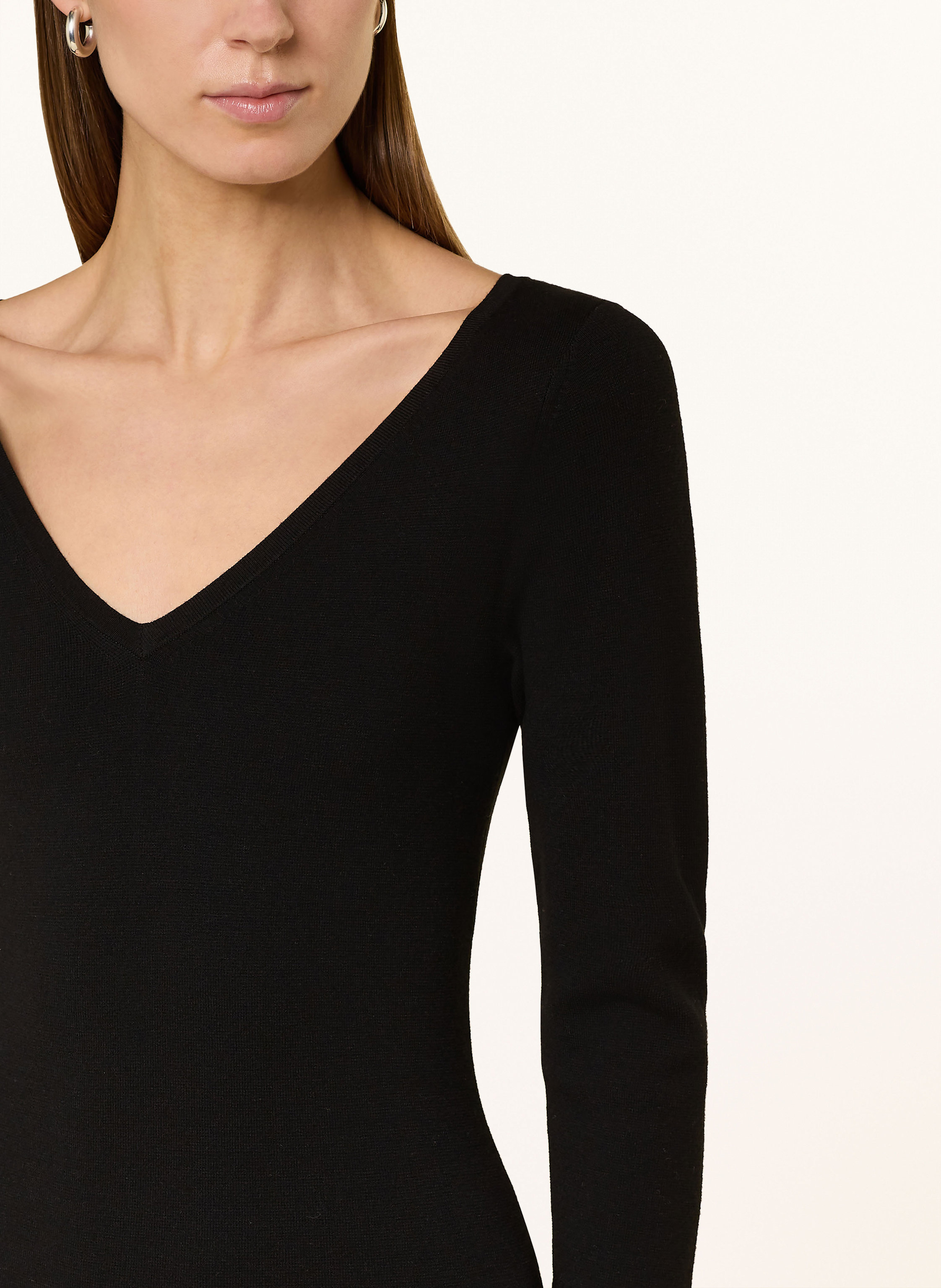 Thumbnail - Max Mara Studio Strickkleid Veletta schwarz