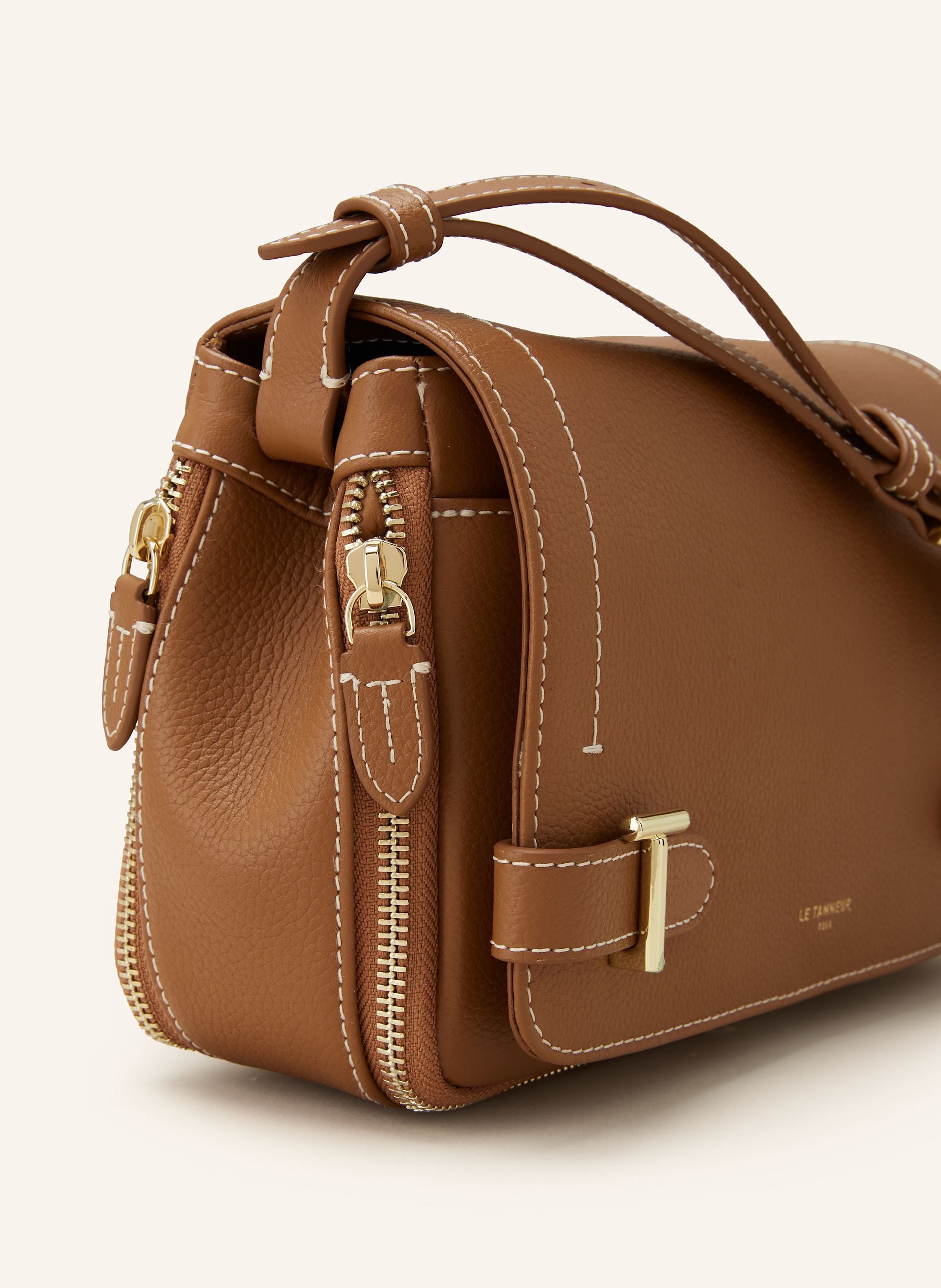 Thumbnail - Le Tanneur Schultertasche Simone braun