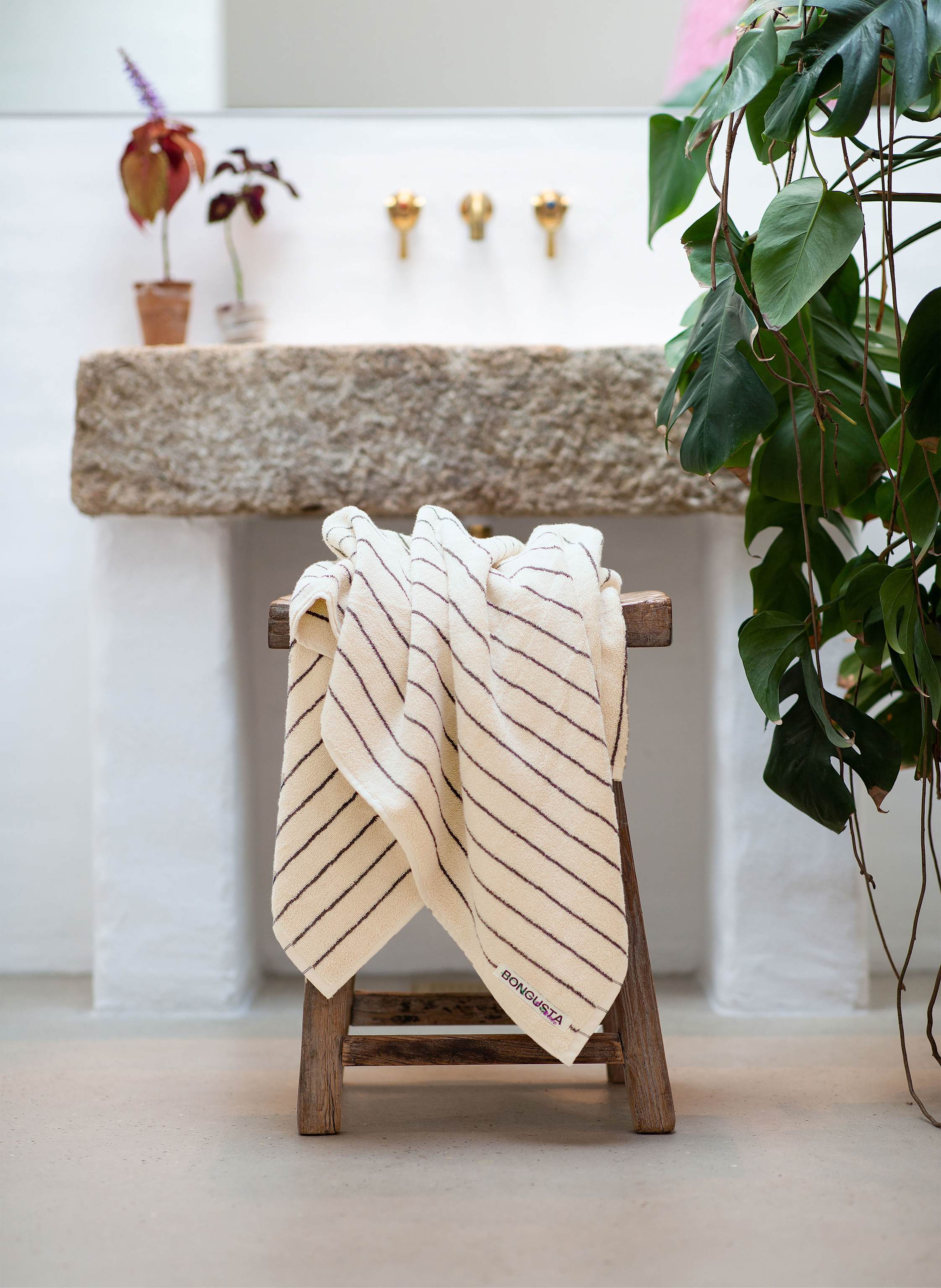 Thumbnail - Bongusta Strandtuch Naram beige