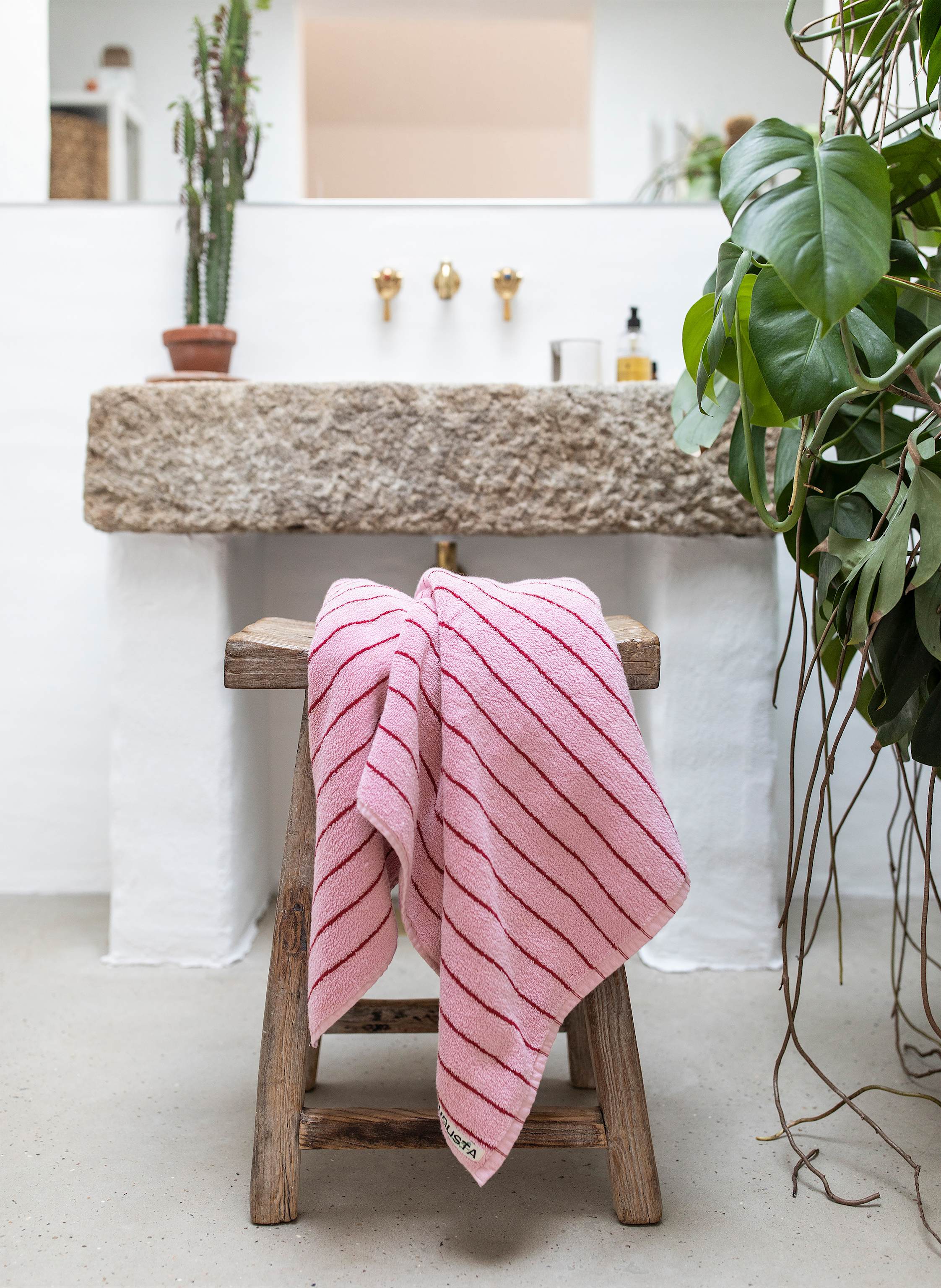 Thumbnail - Bongusta Badetuch Naram pink