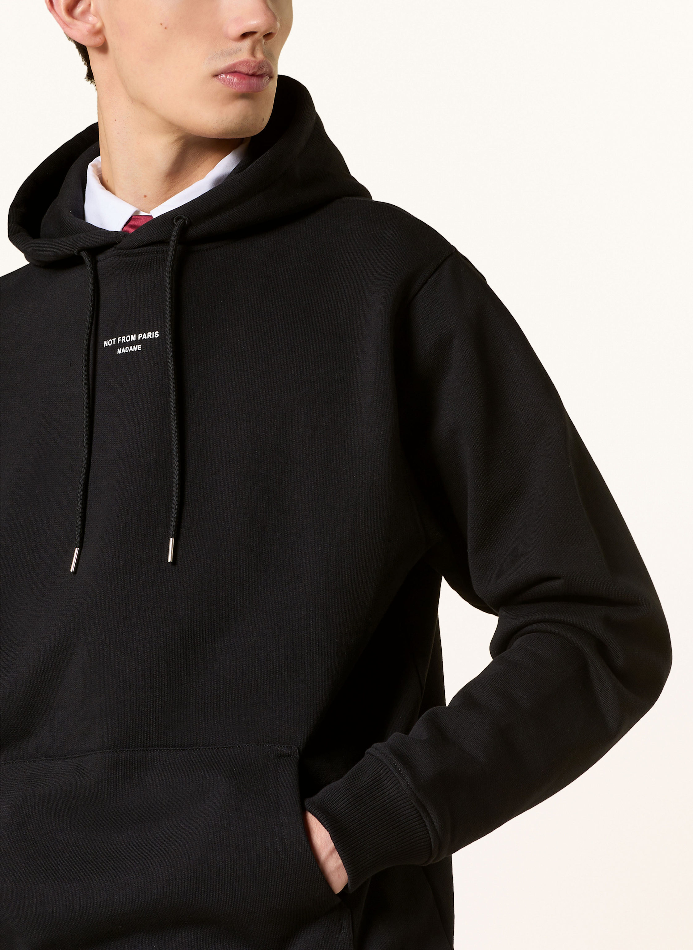 Thumbnail - Drôle De Monsieur Hoodie schwarz