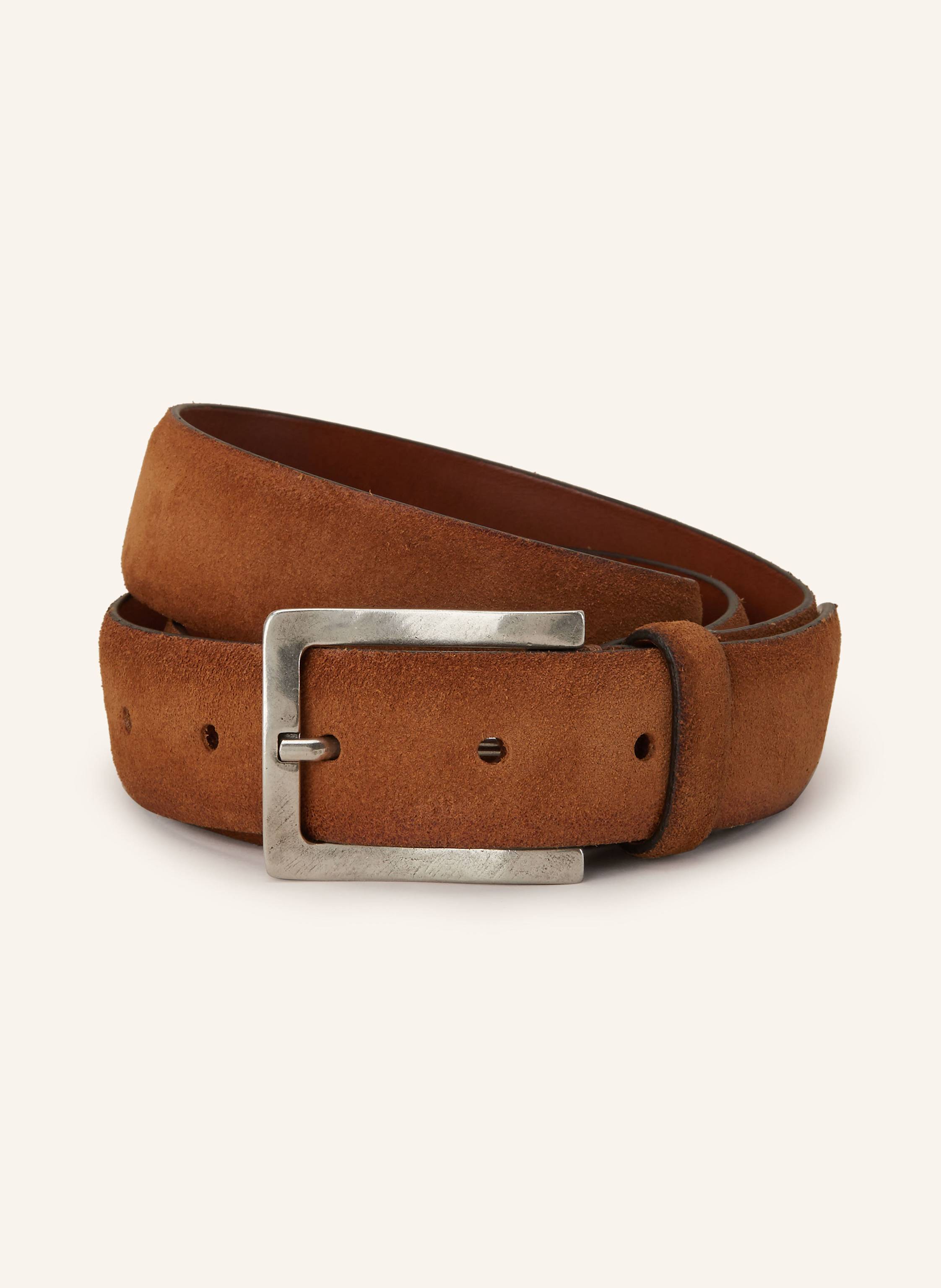 Post & Co Post & Co Ledergürtel Douglas braun in COGNAC