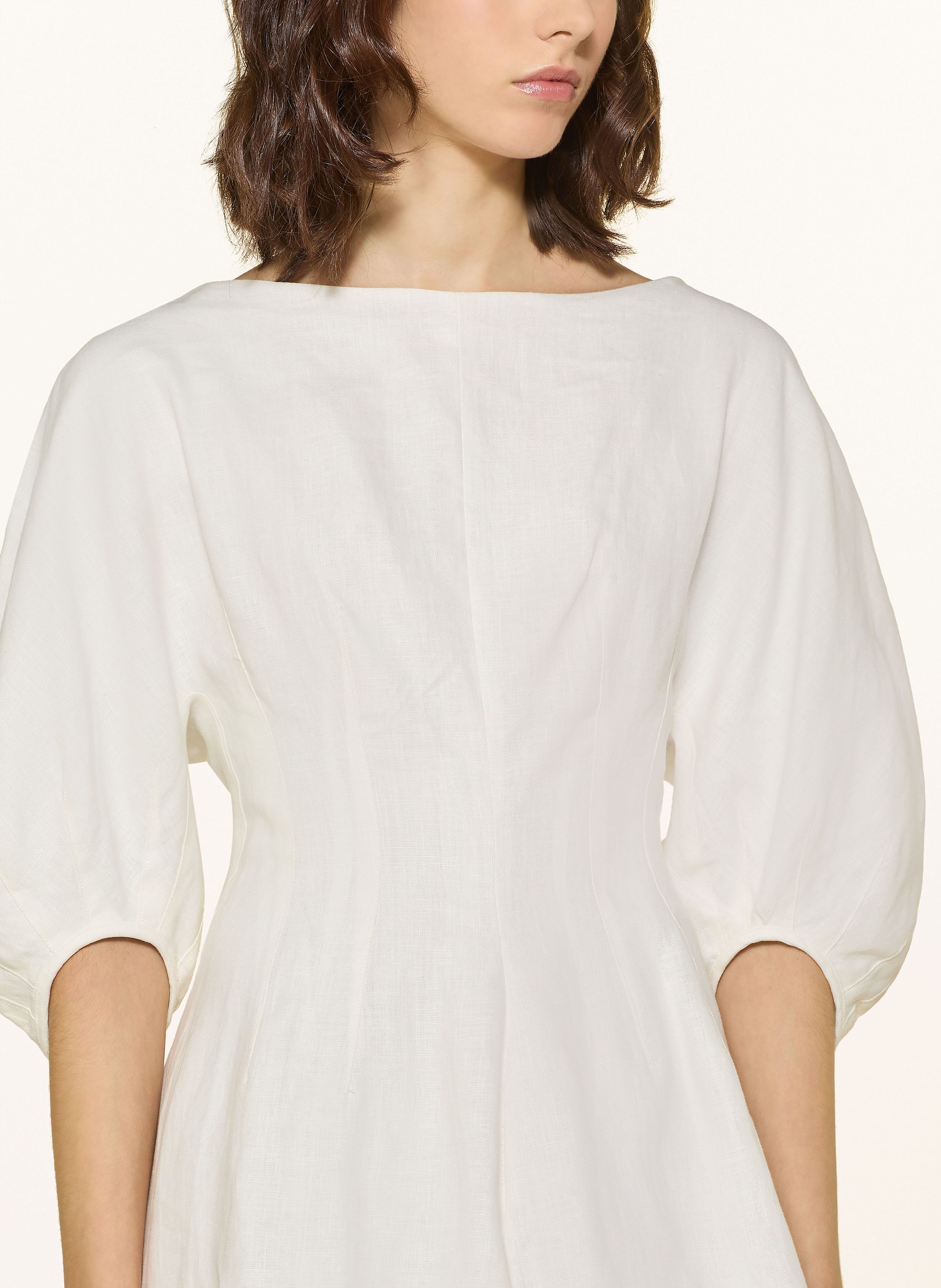 Thumbnail - Faithfull The Brand Leinenkleid Lowen weiss