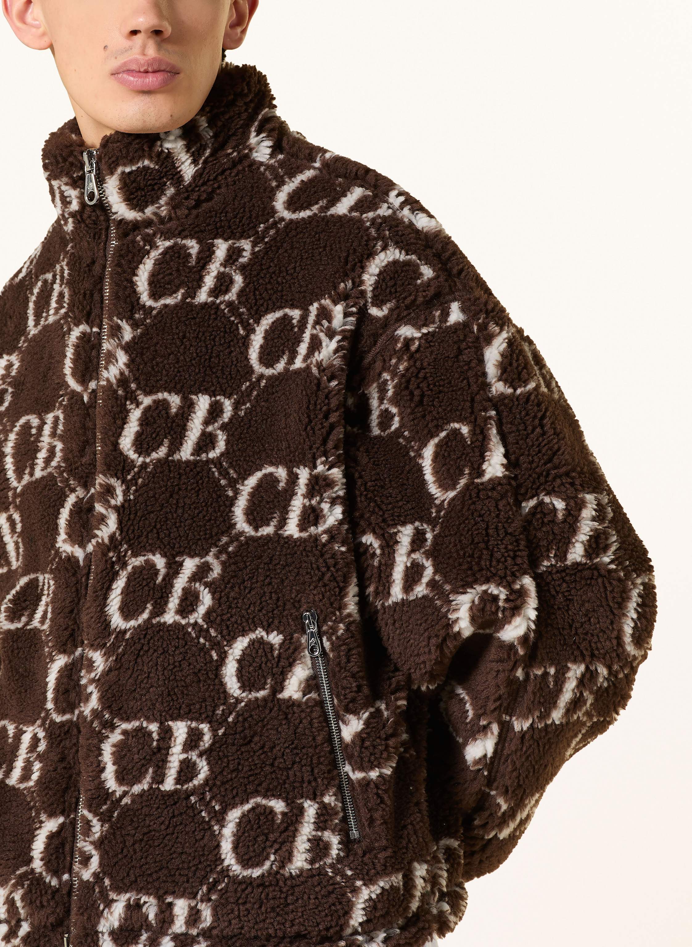 Thumbnail - Cole Buxton Teddyfell-Jacke braun