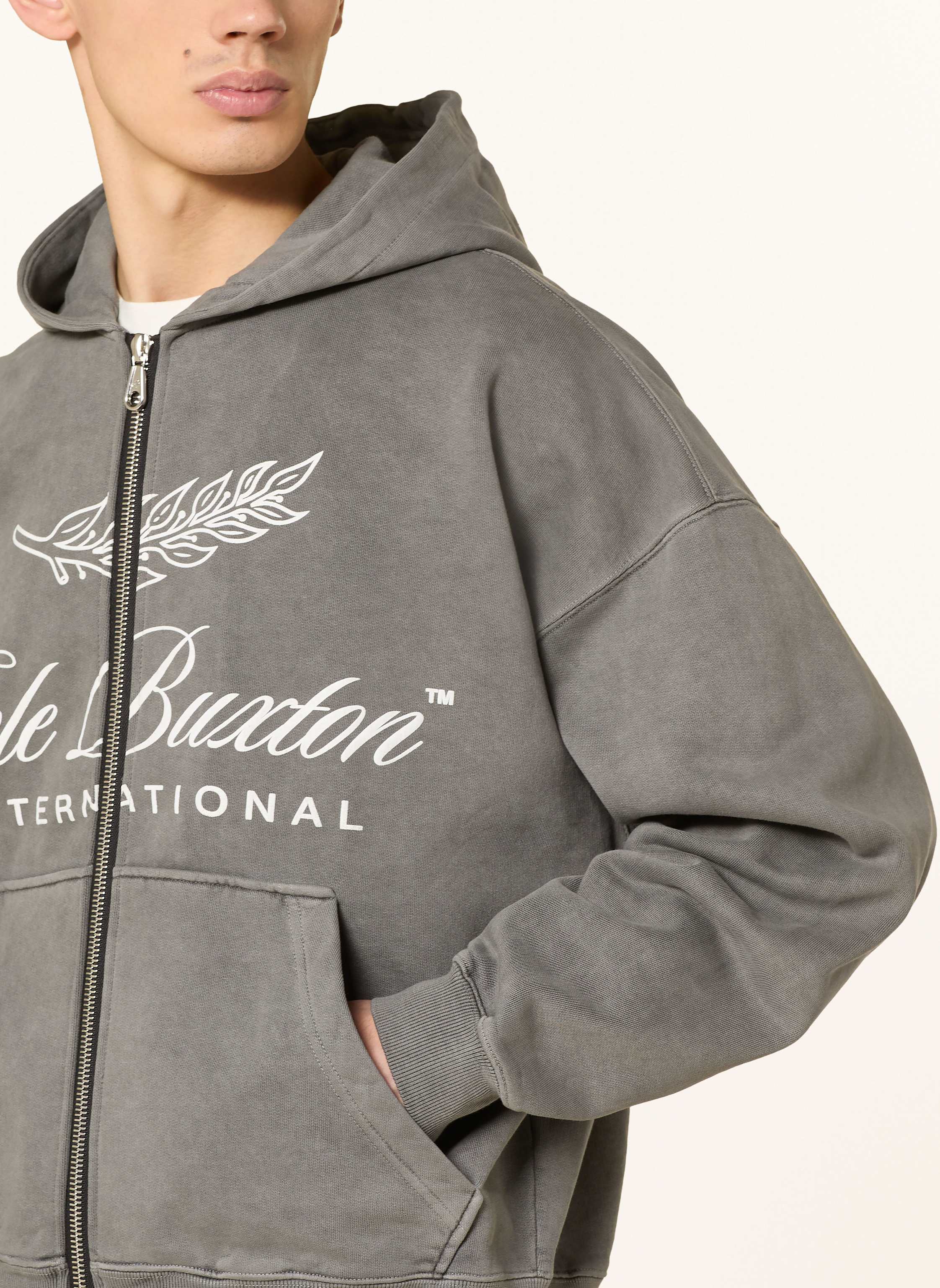 Thumbnail - Cole Buxton Sweatjacke International Zipped grau