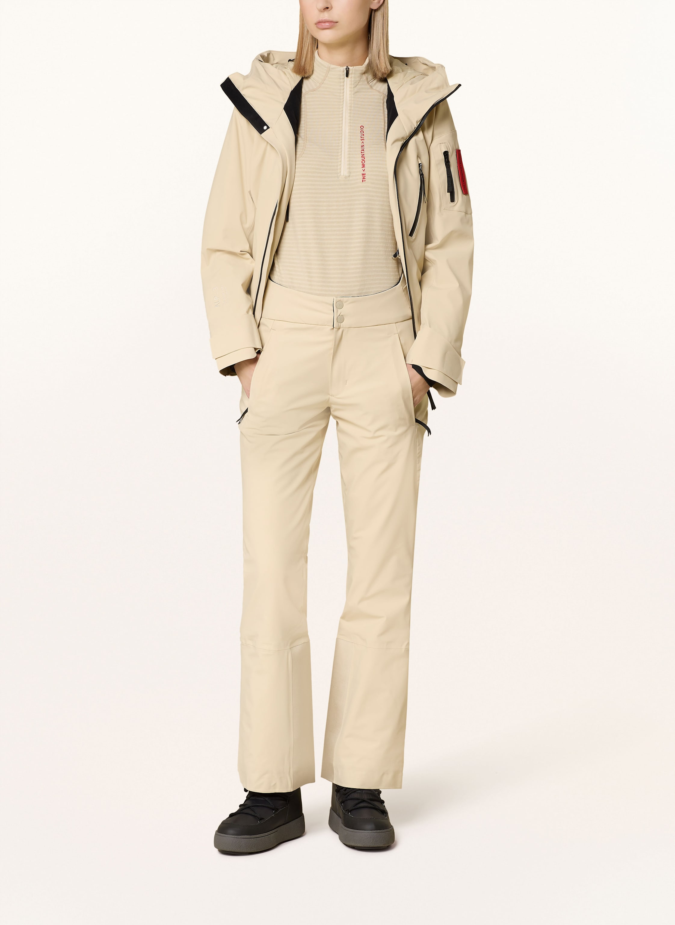Thumbnail - The Mountain Studio Midlayer beige