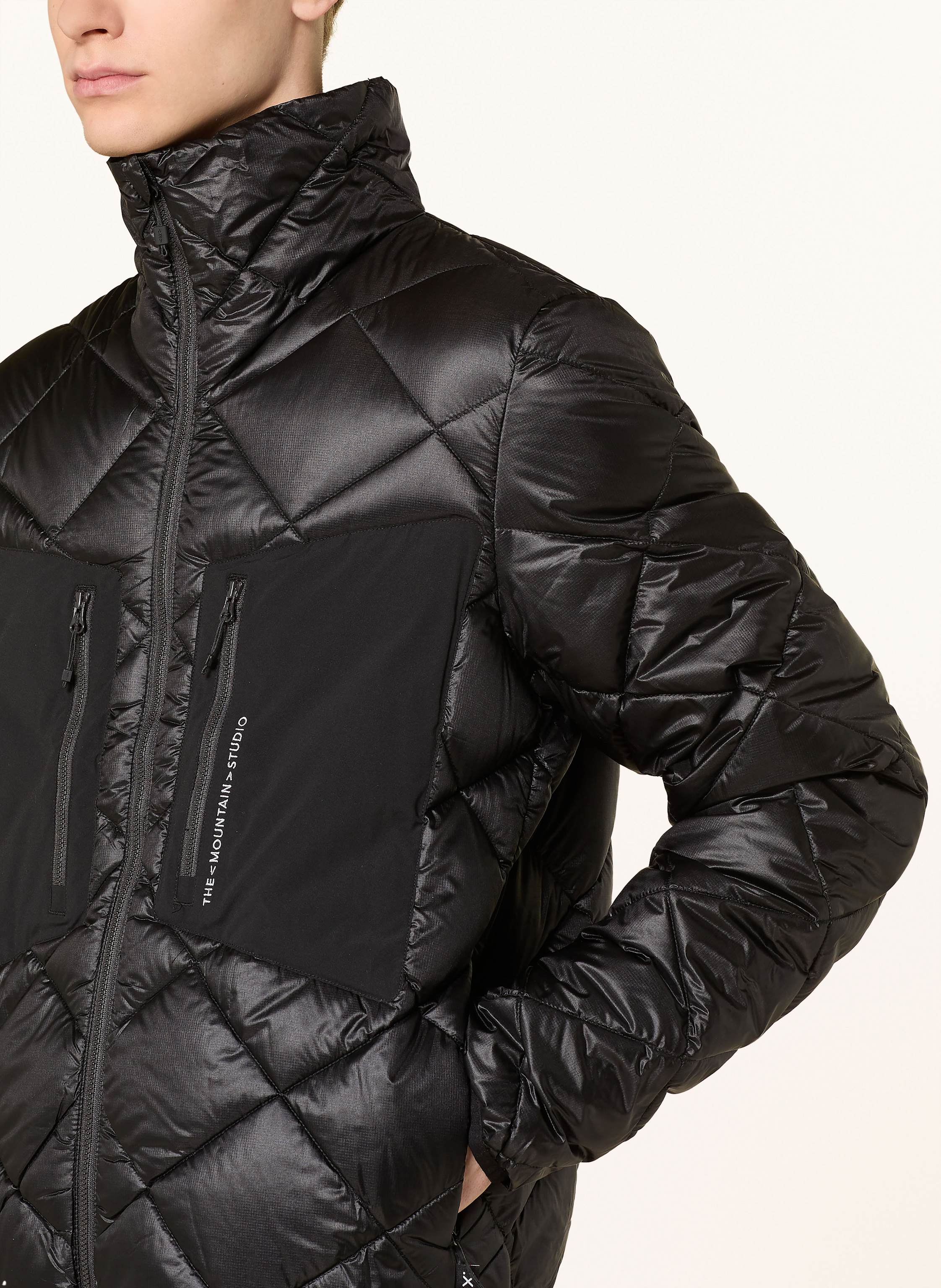 Thumbnail - The Mountain Studio Daunenjacke schwarz
