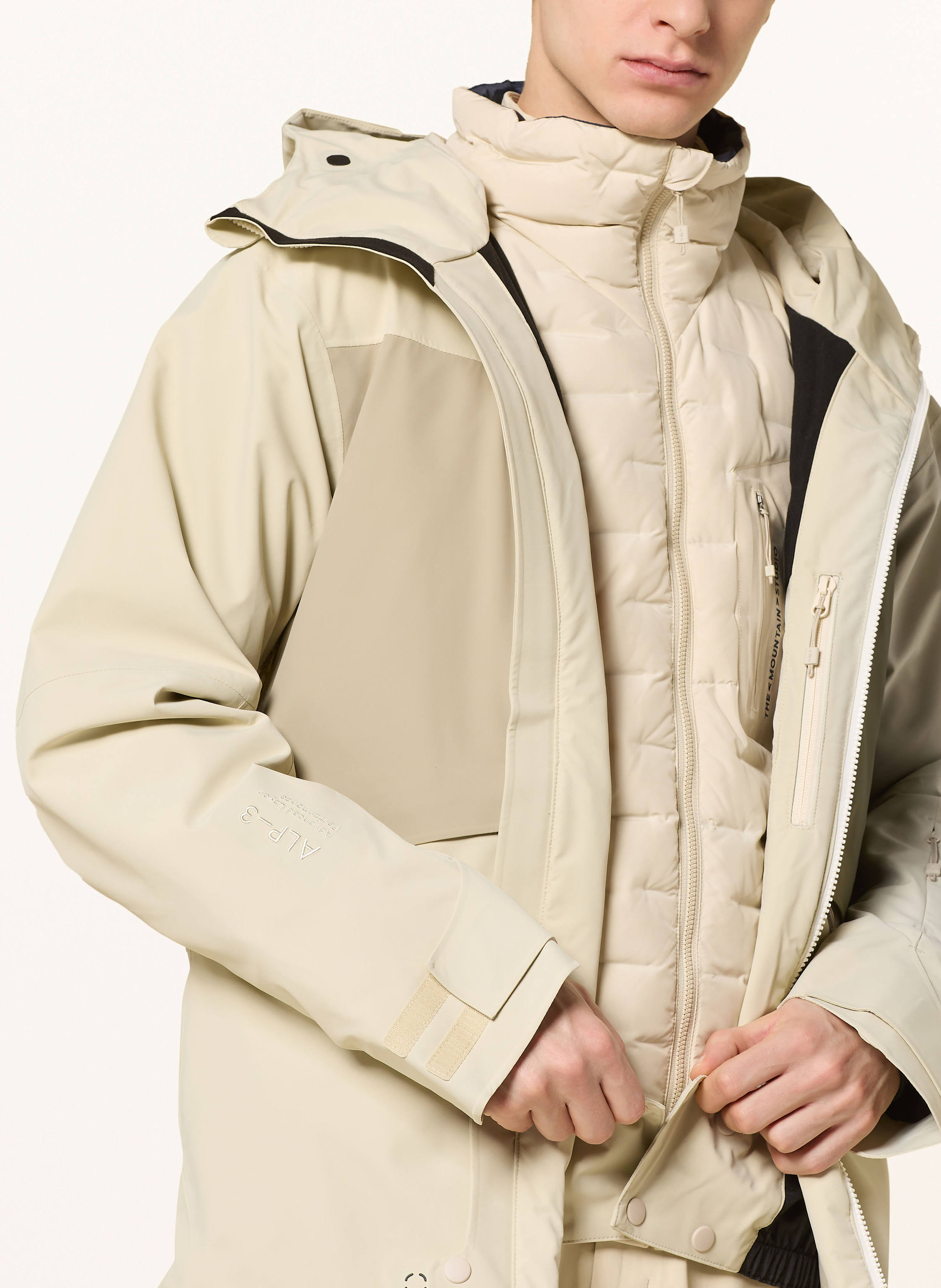 Thumbnail - The Mountain Studio Skijacke Z-5 beige
