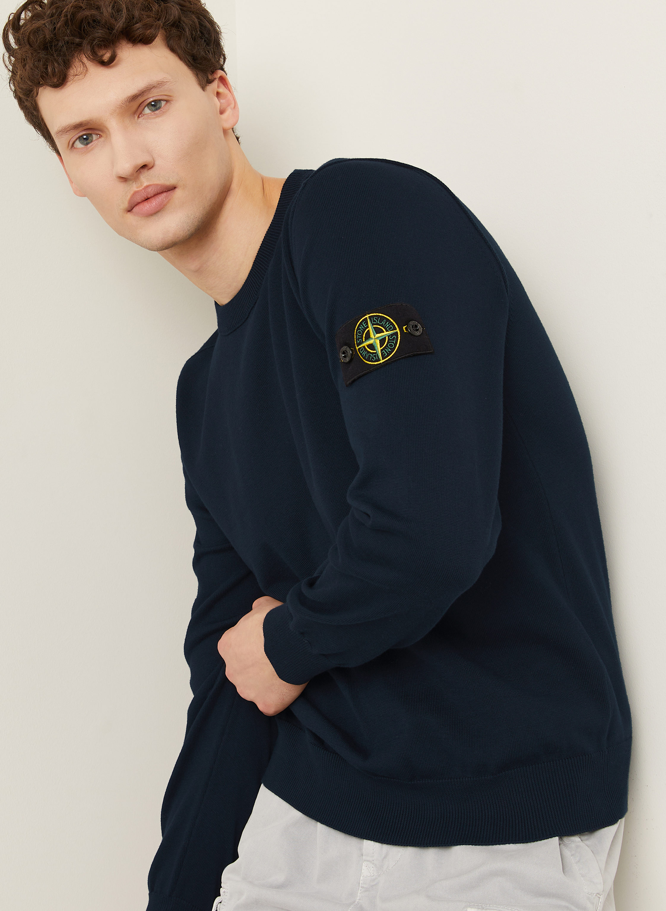 Thumbnail - Stone Island Pullover blau
