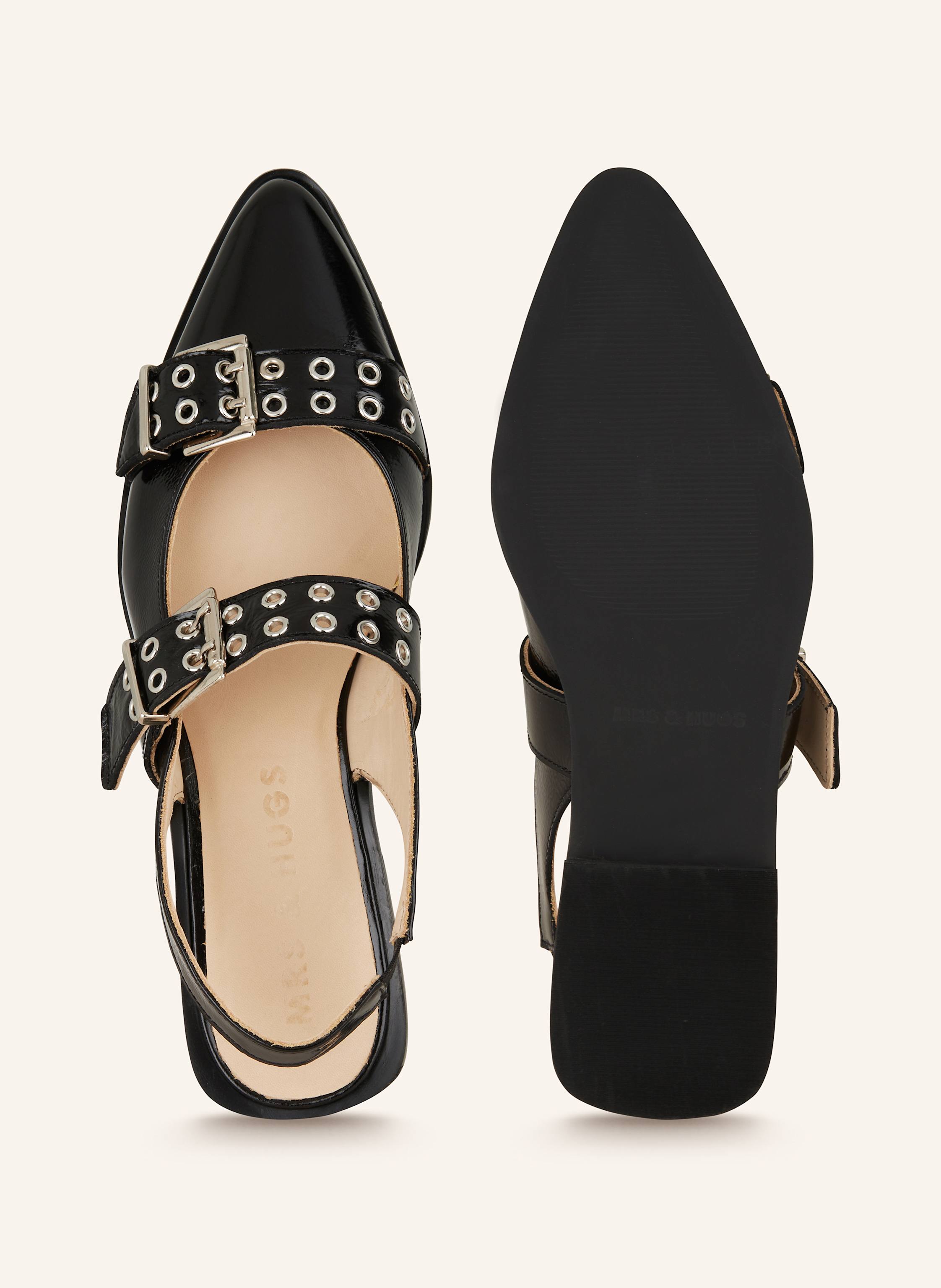 Thumbnail - Mrs & Hugs Slingballerinas schwarz