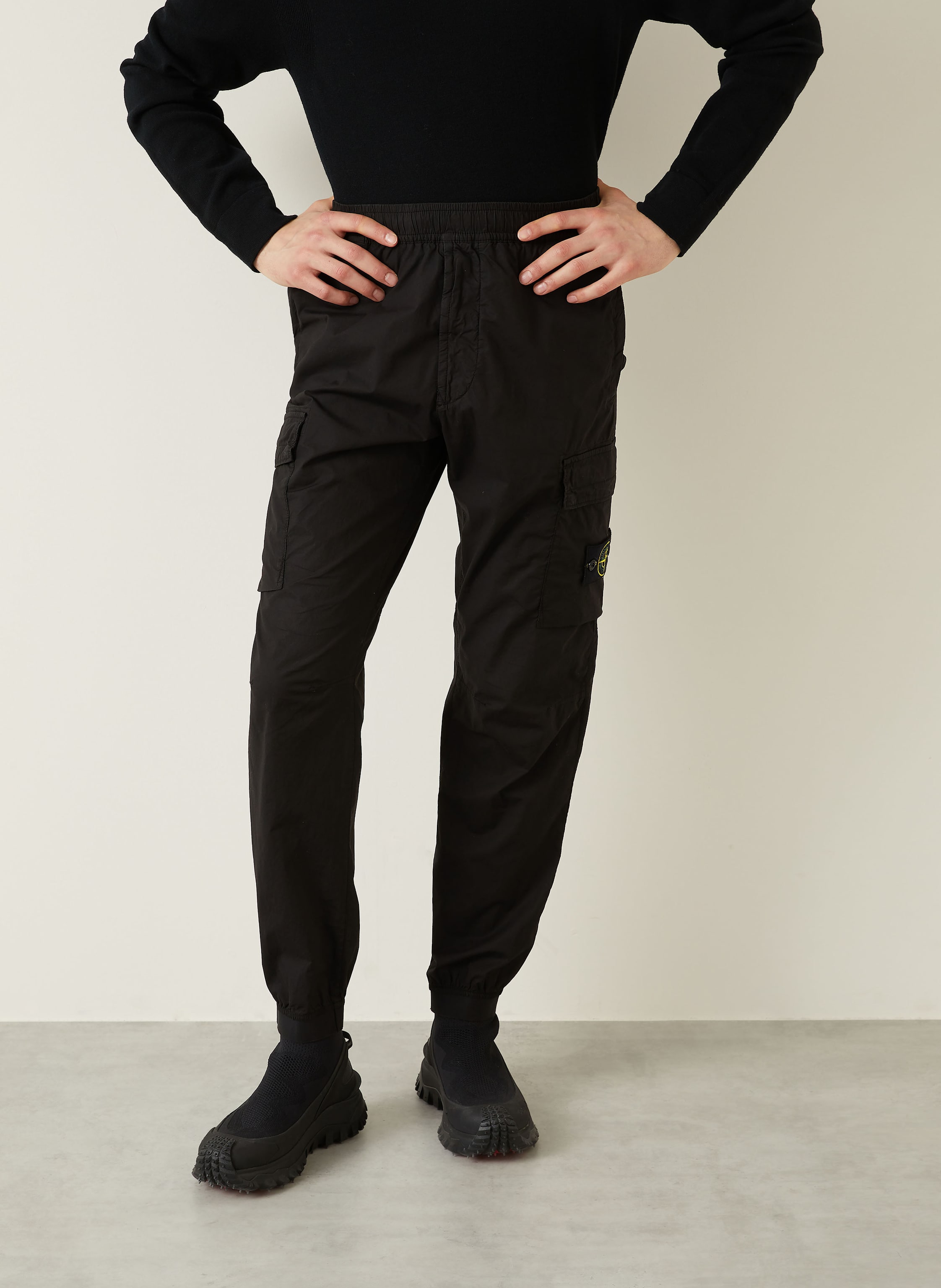 Thumbnail - Stone Island Cargohose Paracadute schwarz