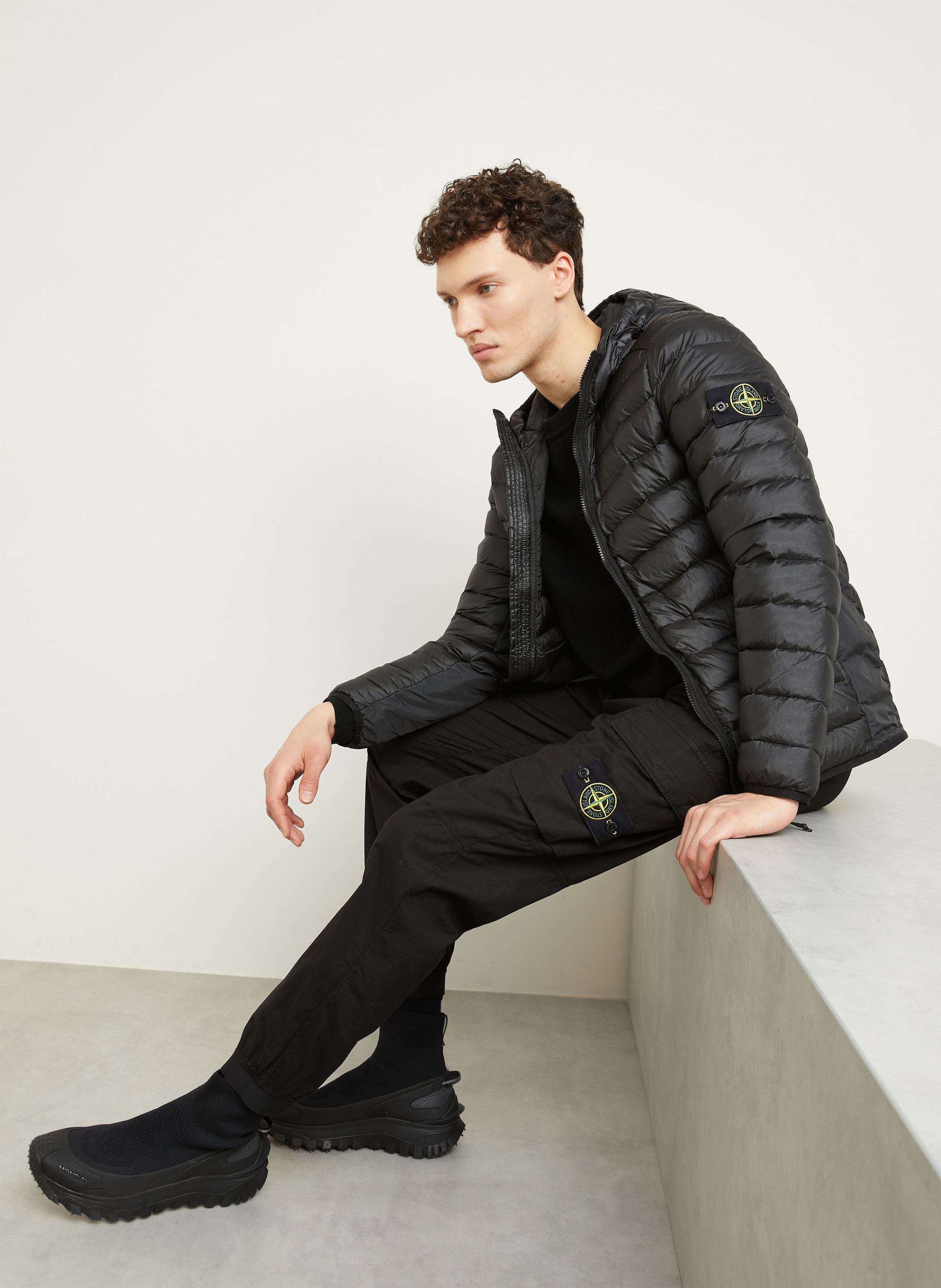 Thumbnail - Stone Island Cargohose Paracadute schwarz