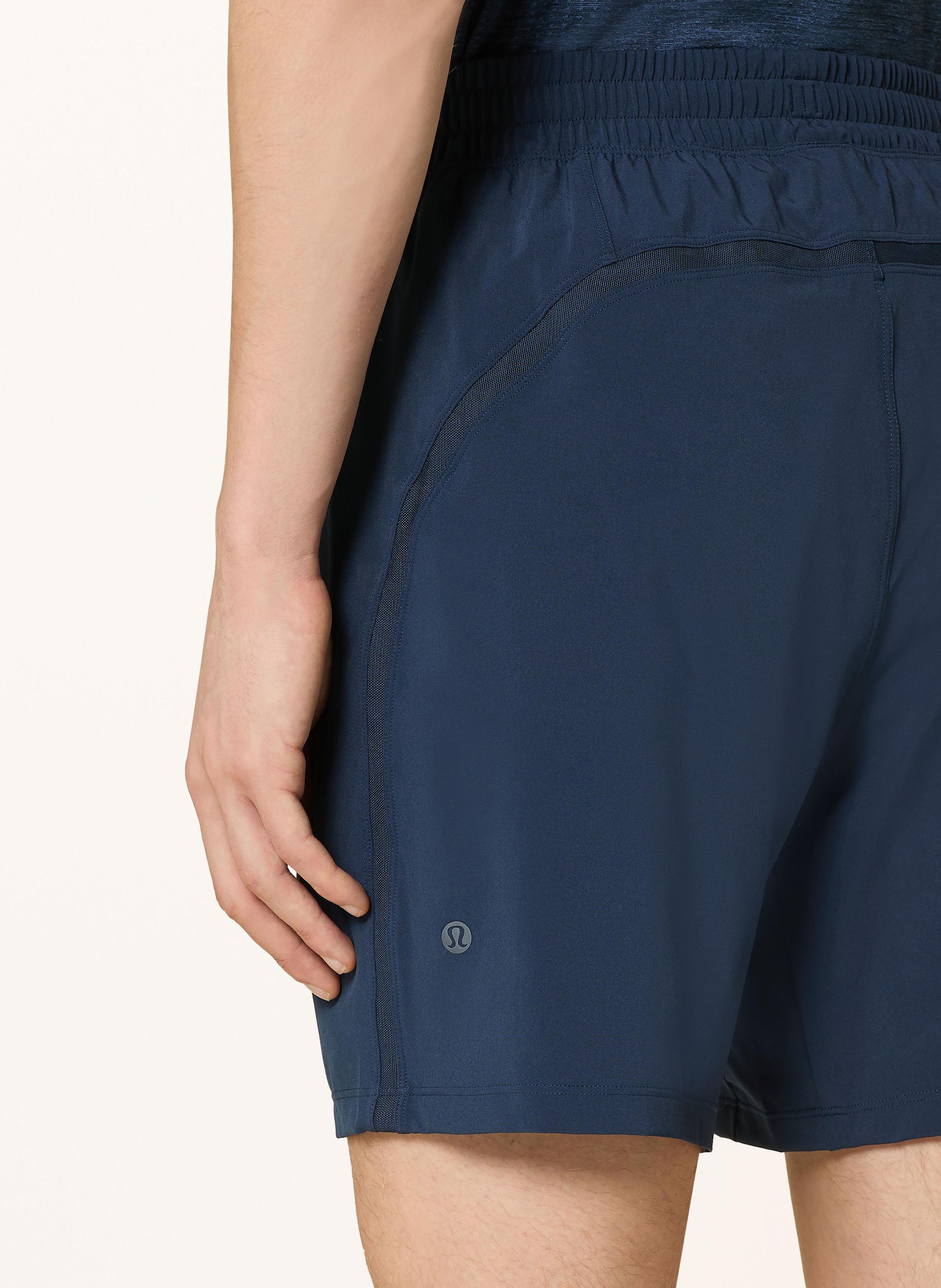 Thumbnail - Lululemon Trainingshorts Pace Breaker Linerless Short 7in blau