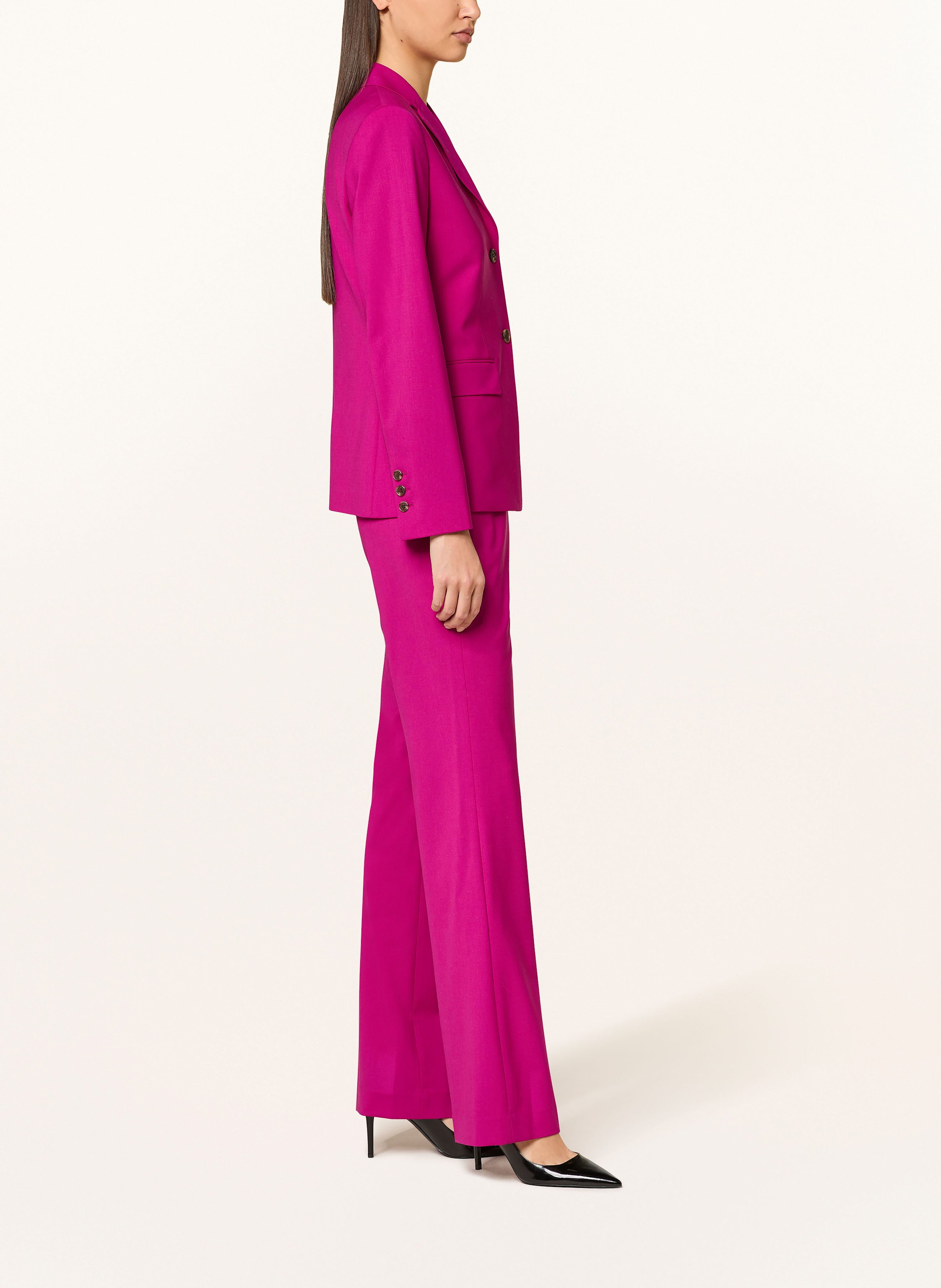 Thumbnail - Theory Bootcut-Hose pink