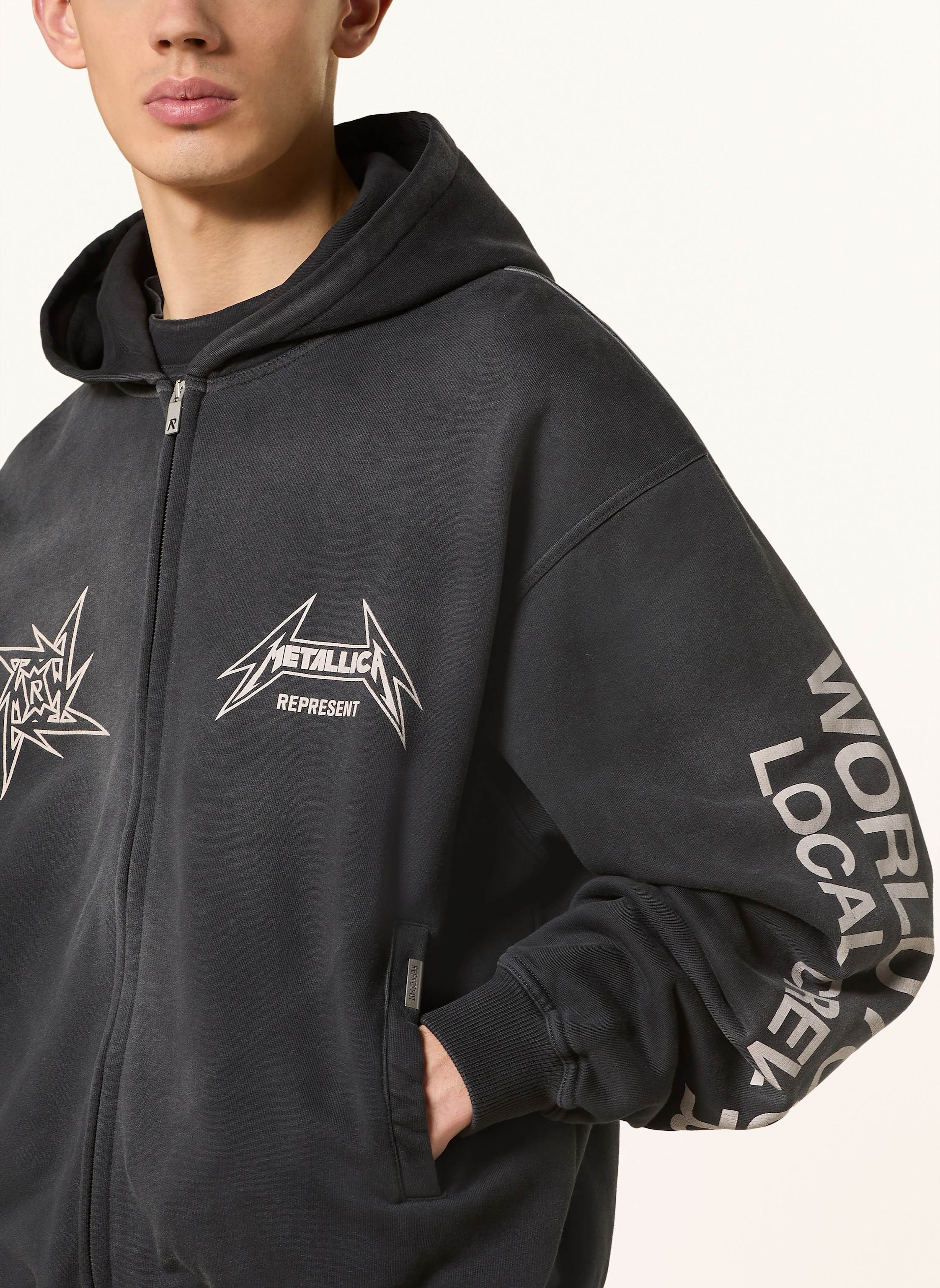 Thumbnail - Represent Sweatjacke schwarz
