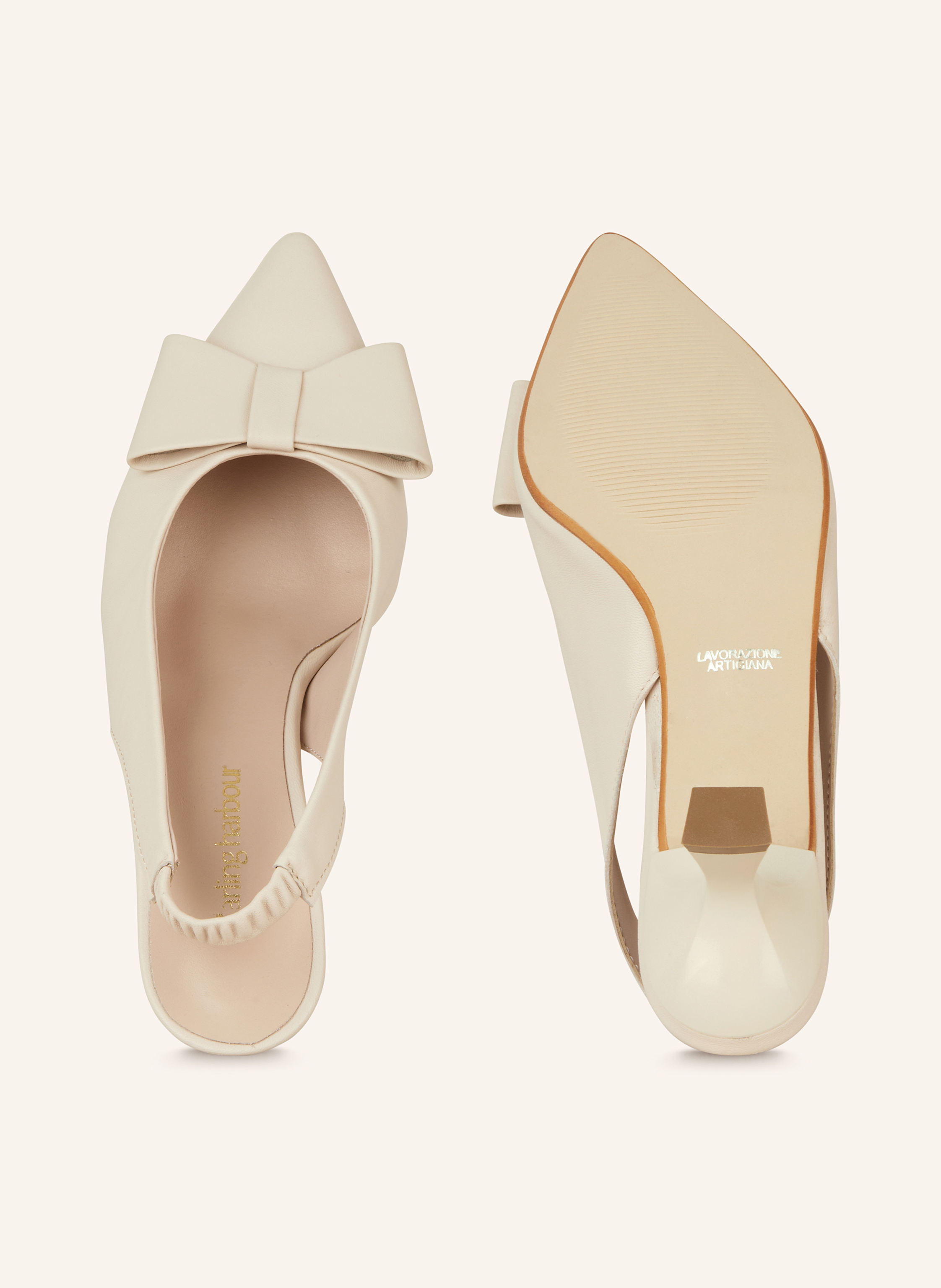 Thumbnail - Darling Harbour Slingpumps beige