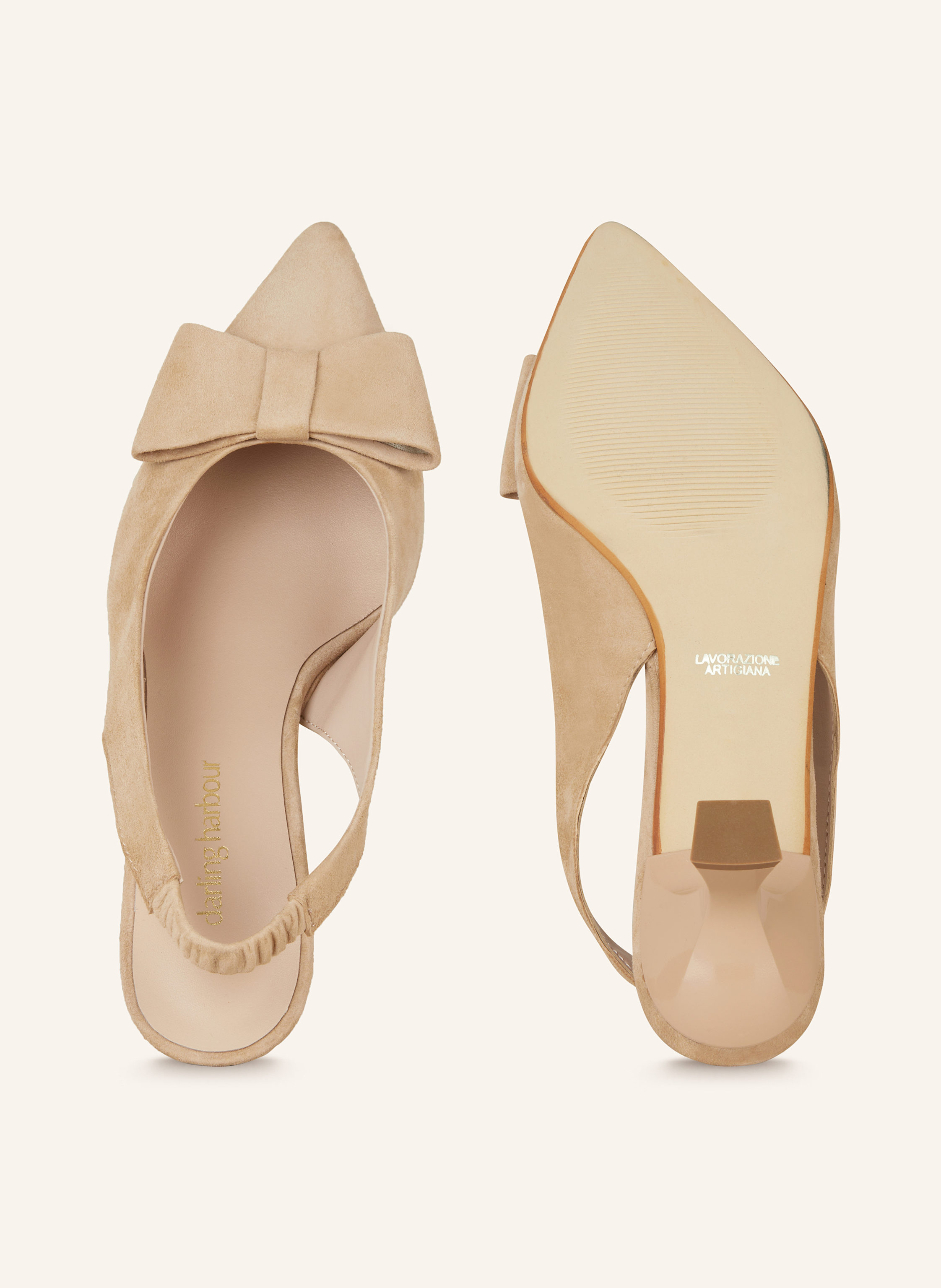 Thumbnail - Darling Harbour Slingpumps beige