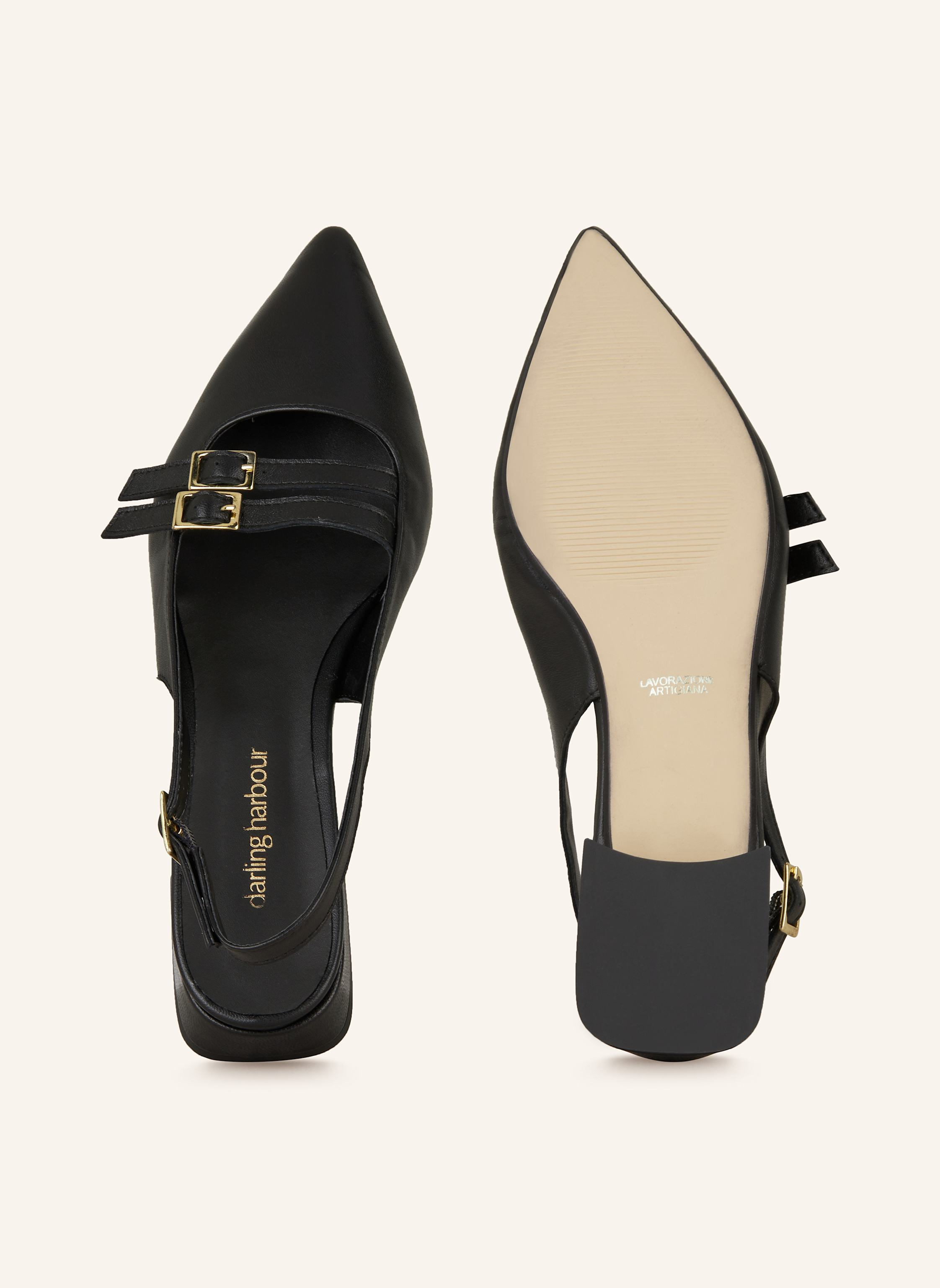 Thumbnail - Darling Harbour Slingballerinas schwarz