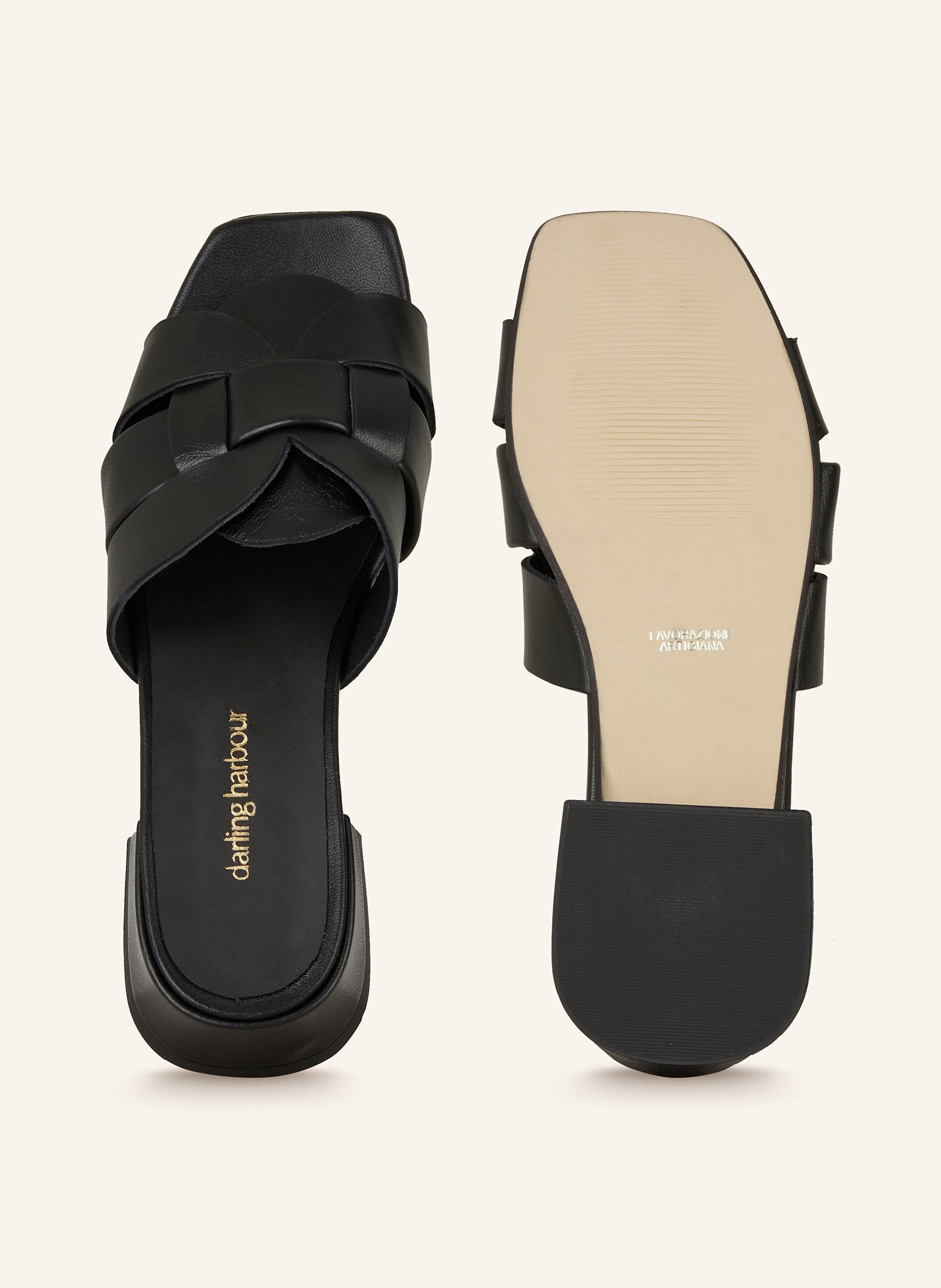 Thumbnail - Darling Harbour Mules schwarz