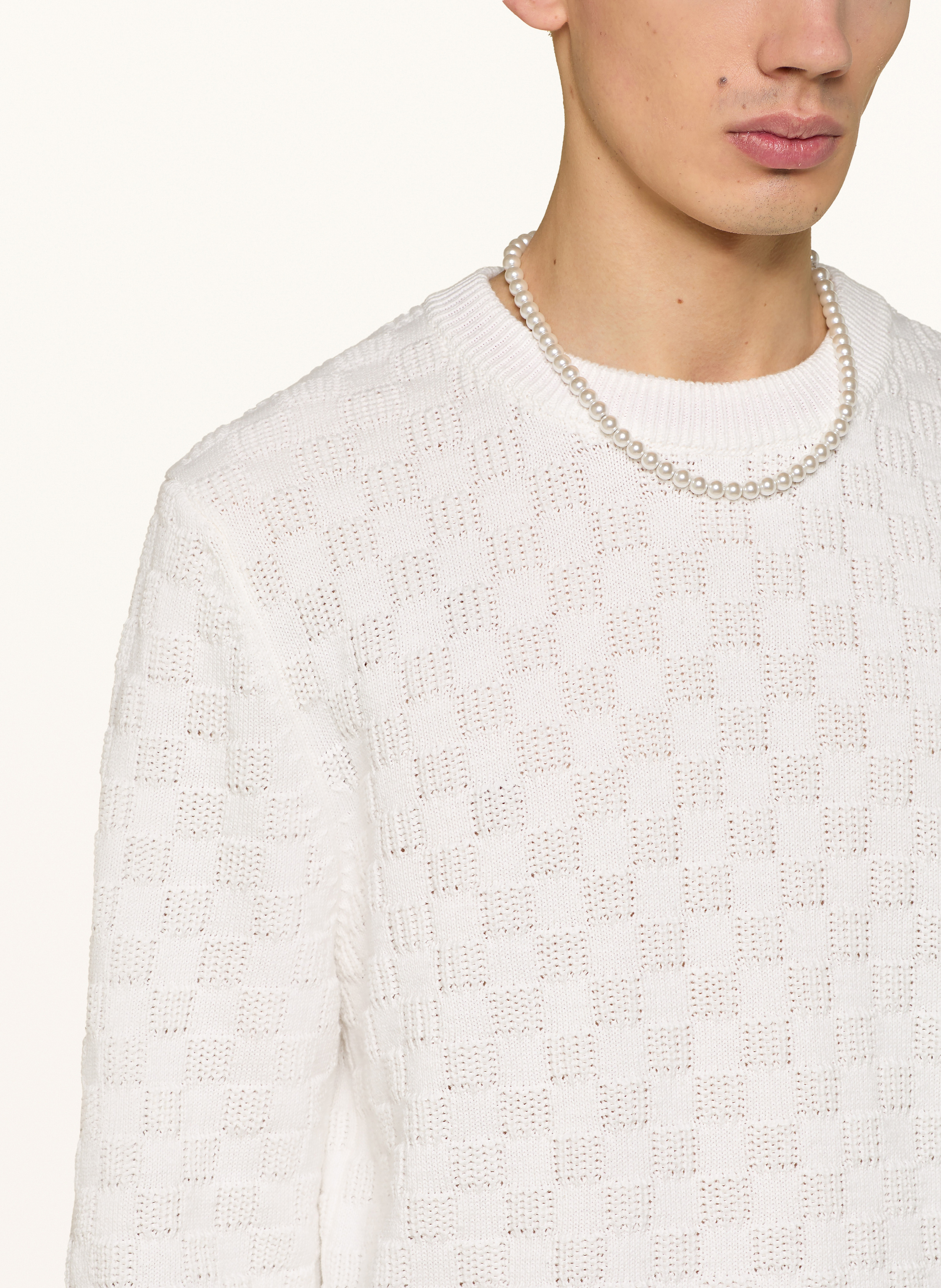 Thumbnail - Hugo Pullover Selio weiss